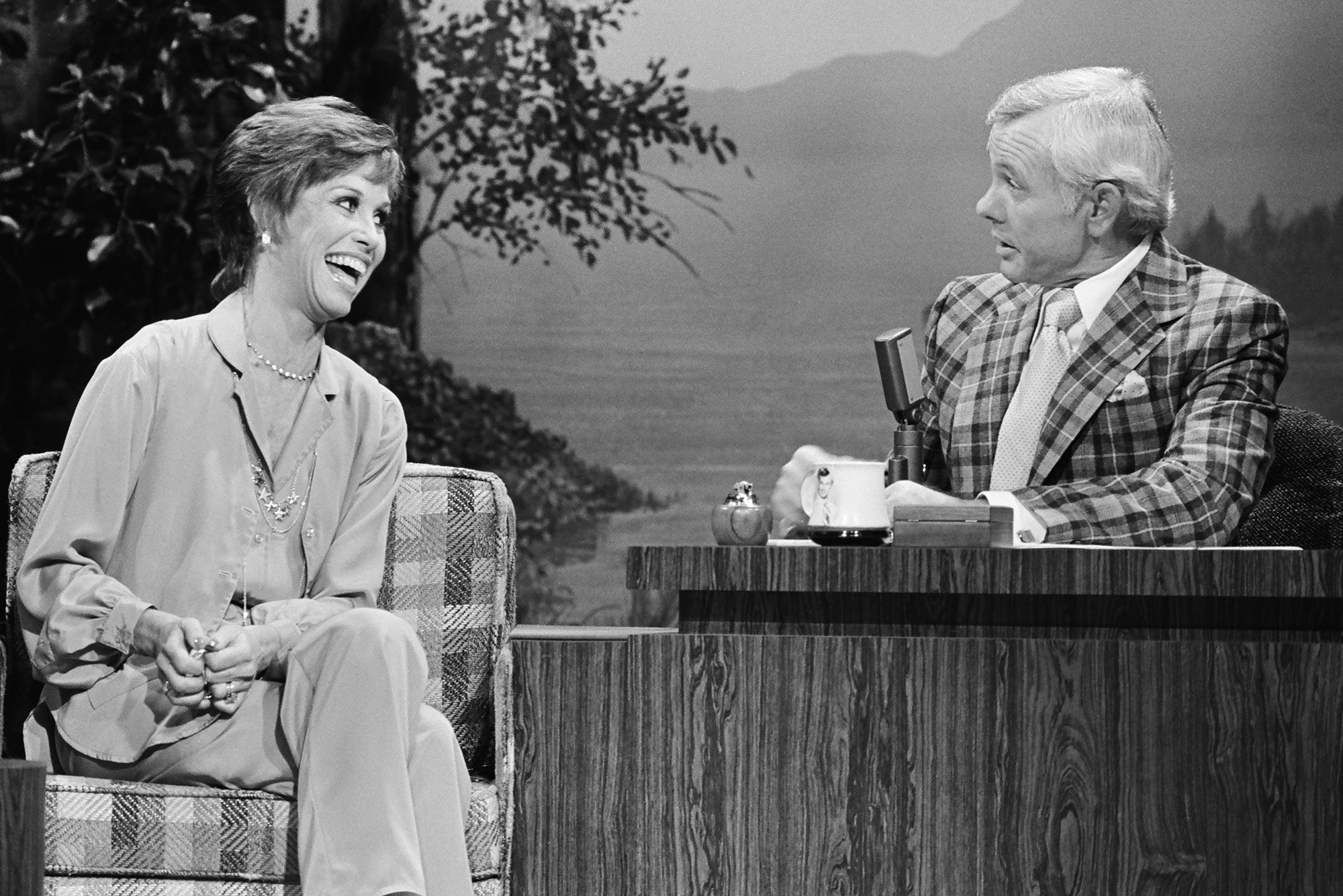 Mary Tyler Moore on The Tonight Show Starring Johnny Carson, on Nov. 3, 1978.