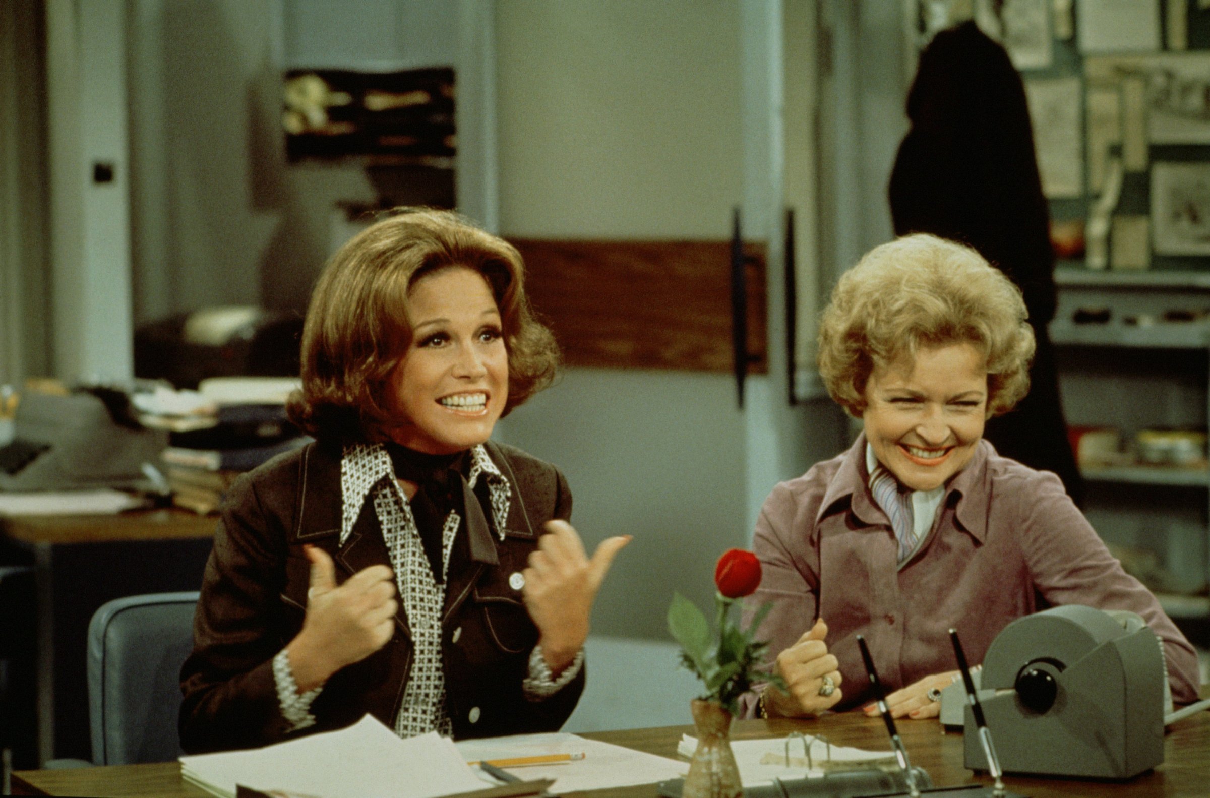 Moore & White In 'The Mary Tyler Moore Show"