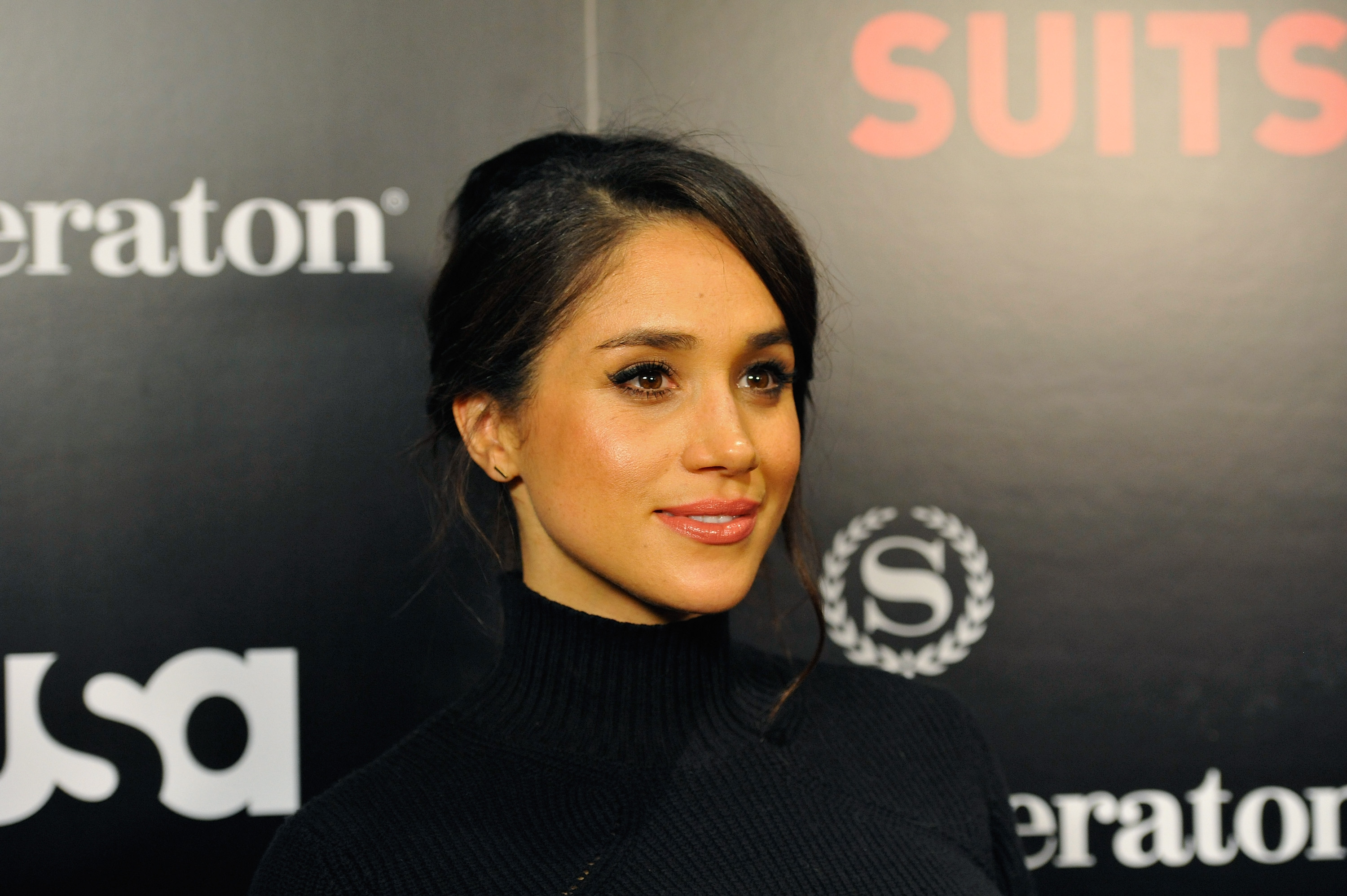 LOS ANGELES, CA - JANUARY 21:  Actress Meghan Markle attrends the premiere of USA Network's "Suits" Season Five at Sheraton Los Angeles Downtown Hotel on January 21, 2016 in Los Angeles, California.  (Photo by Michael Tullberg/Getty Images) (Michael Tullberg/Getty Images)