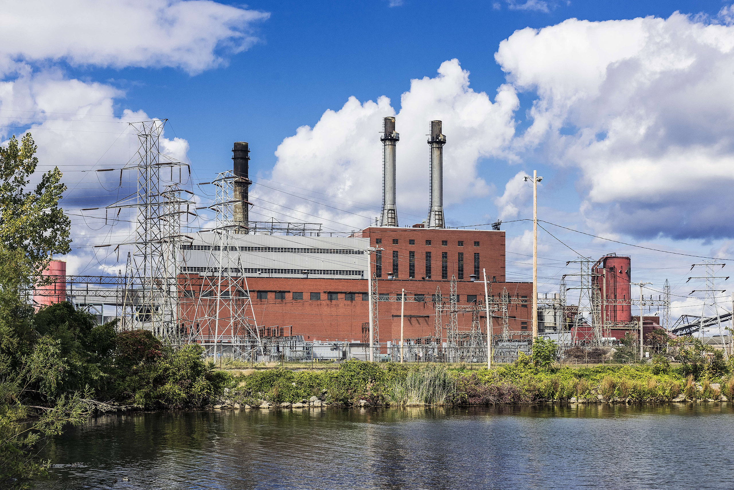 A NRG owned coal fired energy facility that plans to convert to a natural gas facility in Dunkirk, NY. (John Greim—LightRocket/Getty Images)