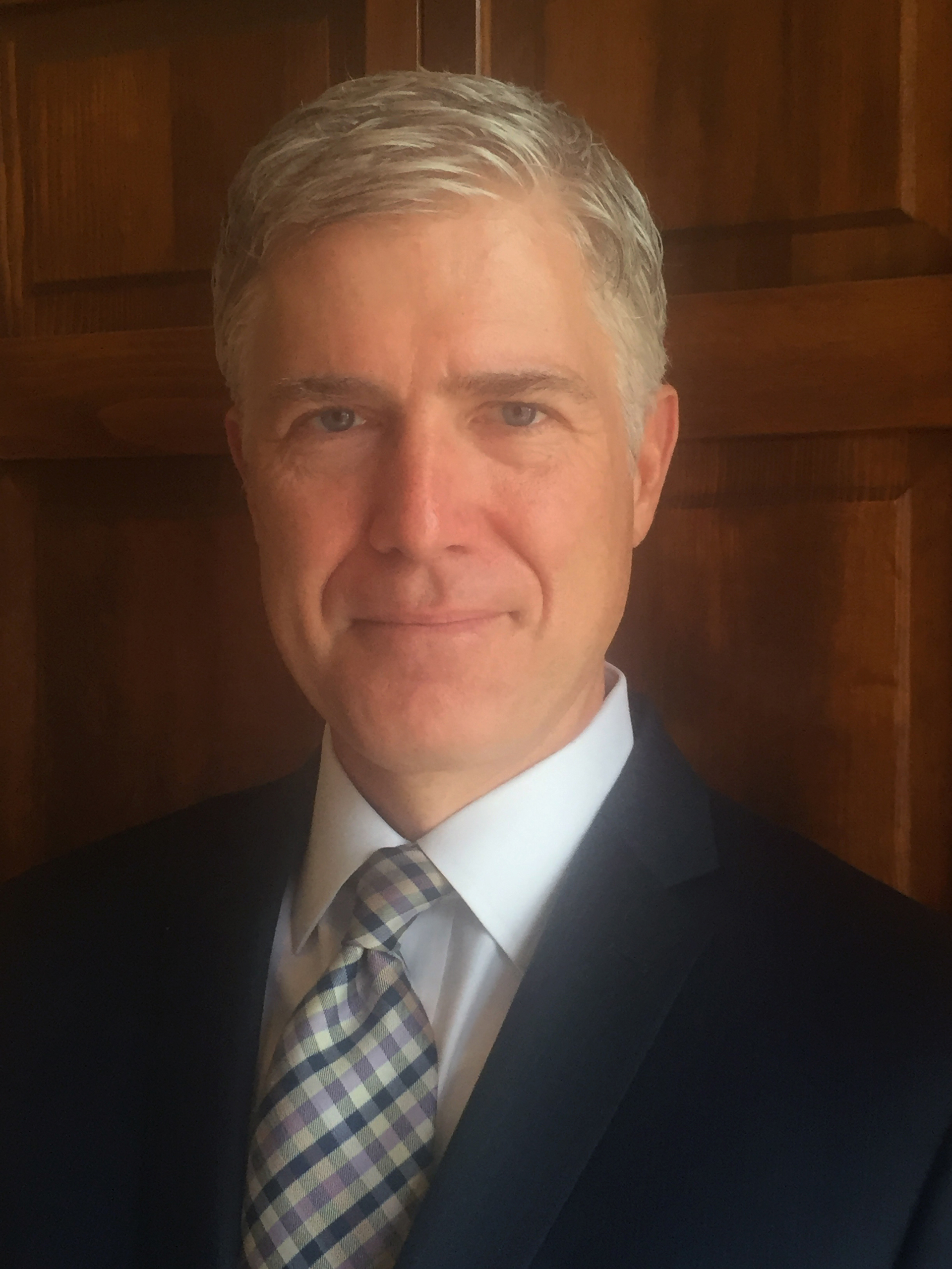 This photo provided by the 10th U.S. Circuit Court of Appeals shows Judge Neil Gorsuch. President Donald Trump has narrowed his choice to fill the Supreme Court vacancy to three judges and said he expects to make his decision in the coming days. The leading contenders, who all have met with Trump, are Gorsuch, William Pryor and Thomas Hardiman, the person said, speaking anonymously because he was not authorized to speak publicly about internal decisions. (10th U.S. Circuit Court of Appeals via AP)