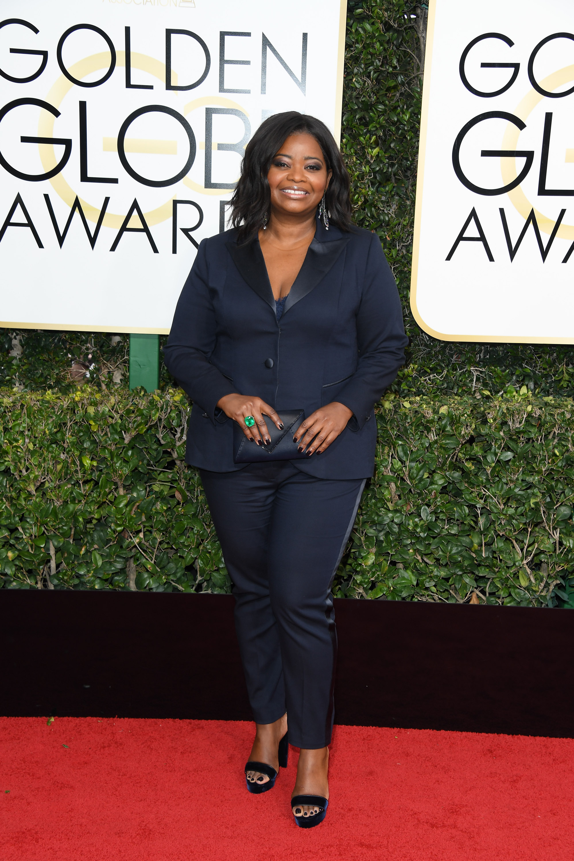 BEVERLY HILLS, CA - JANUARY 08: Actress Octavia Spencer attends the 74th Annual Golden Globe Awards held at The Beverly Hilton Hotel on January 8, 2017 in Beverly Hills, California. (Photo by George Pimentel/WireImage) (George Pimentel—WireImage)