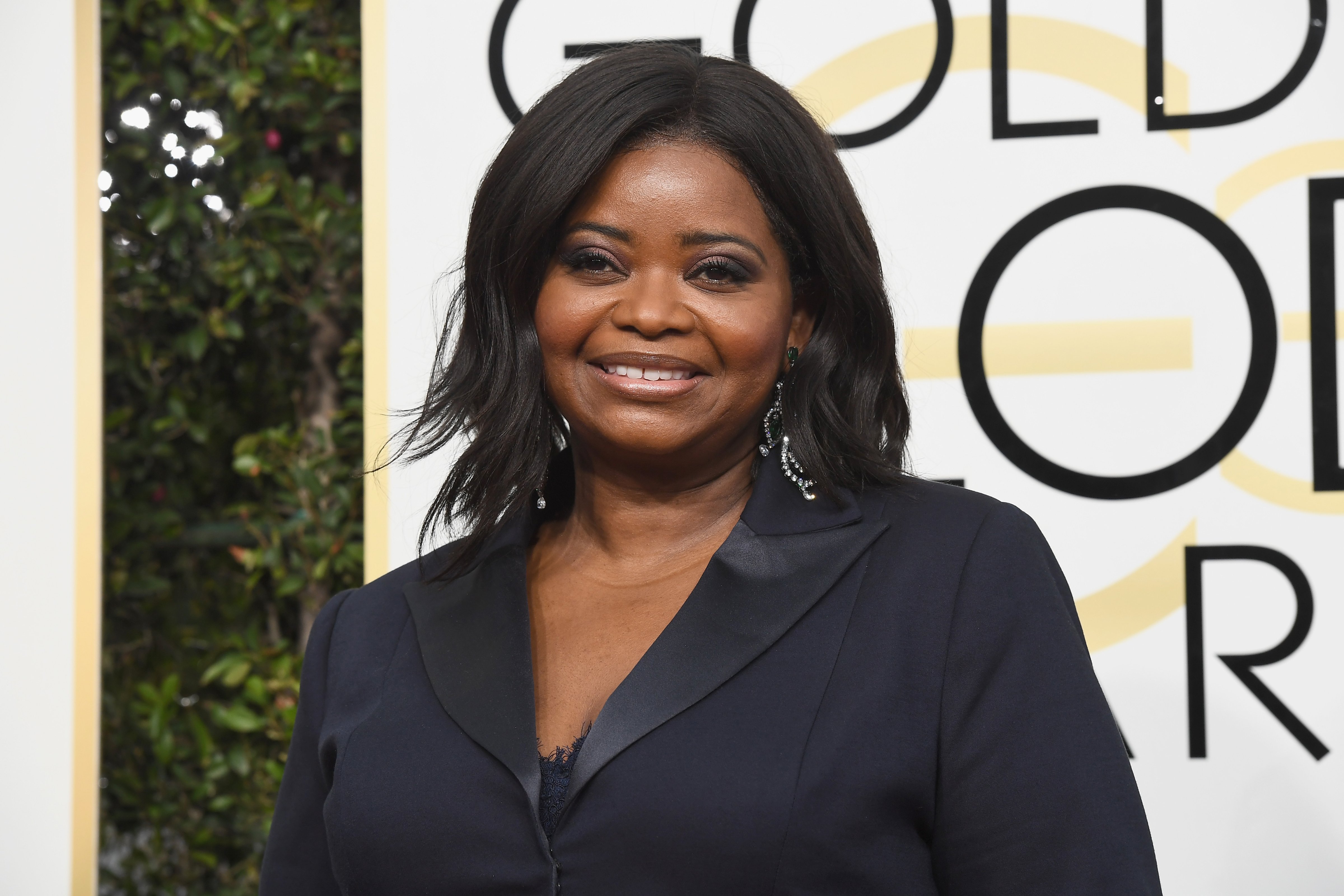 BEVERLY HILLS, CA - JANUARY 08:  74th ANNUAL GOLDEN GLOBE AWARDS -- Pictured: Actress Octavia Spencer arrives to the 74th Annual Golden Globe Awards held at the Beverly Hilton Hotel on January 8, 2017.  (Photo by Kevork Djansezian/NBC/NBCU Photo Bank via Getty Images) (Kevork Djansezian/NBC—NBCU Photo Bank via Getty Images via Getty Images)
