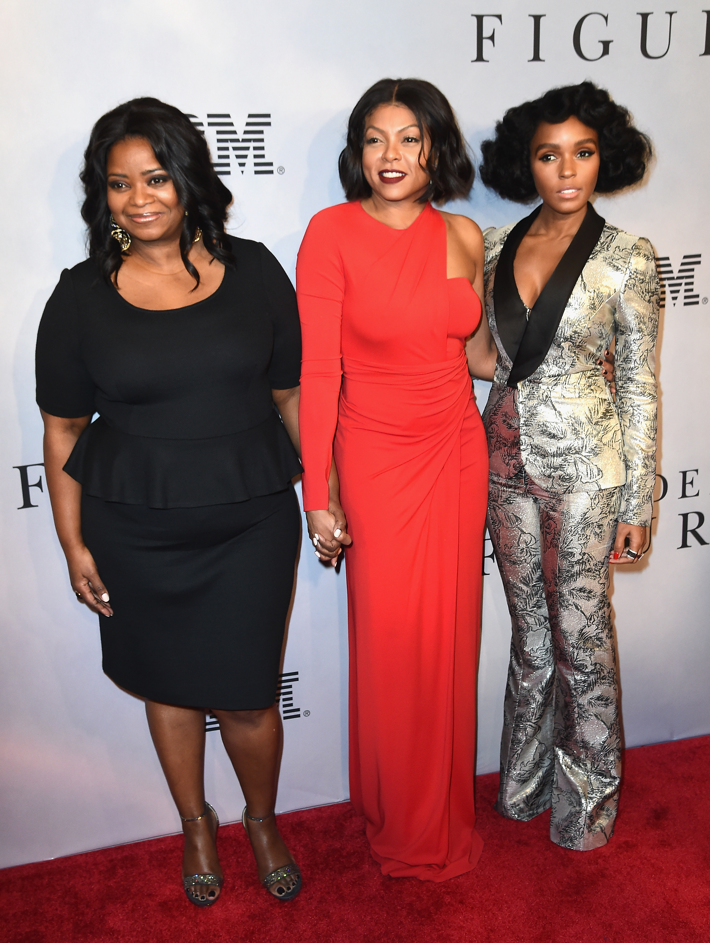 NEW YORK, NY - DECEMBER 10:  Octavia Spencer, Taraji P. Henson and Janelle Monae attends the "Hidden Figures" New York Special Screening on December 10, 2016 in New York City.  (Photo by Nicholas Hunt/Getty Images) (Nicholas Hunt—Getty Images)