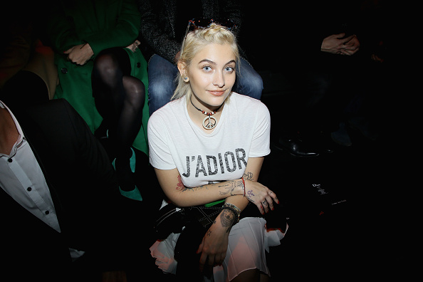 Paris Jackson attends the Dior Homme Menswear Fall/Winter 2017-2018 show as part of Paris Fashion Week on January 21, 2017 in Paris, France.