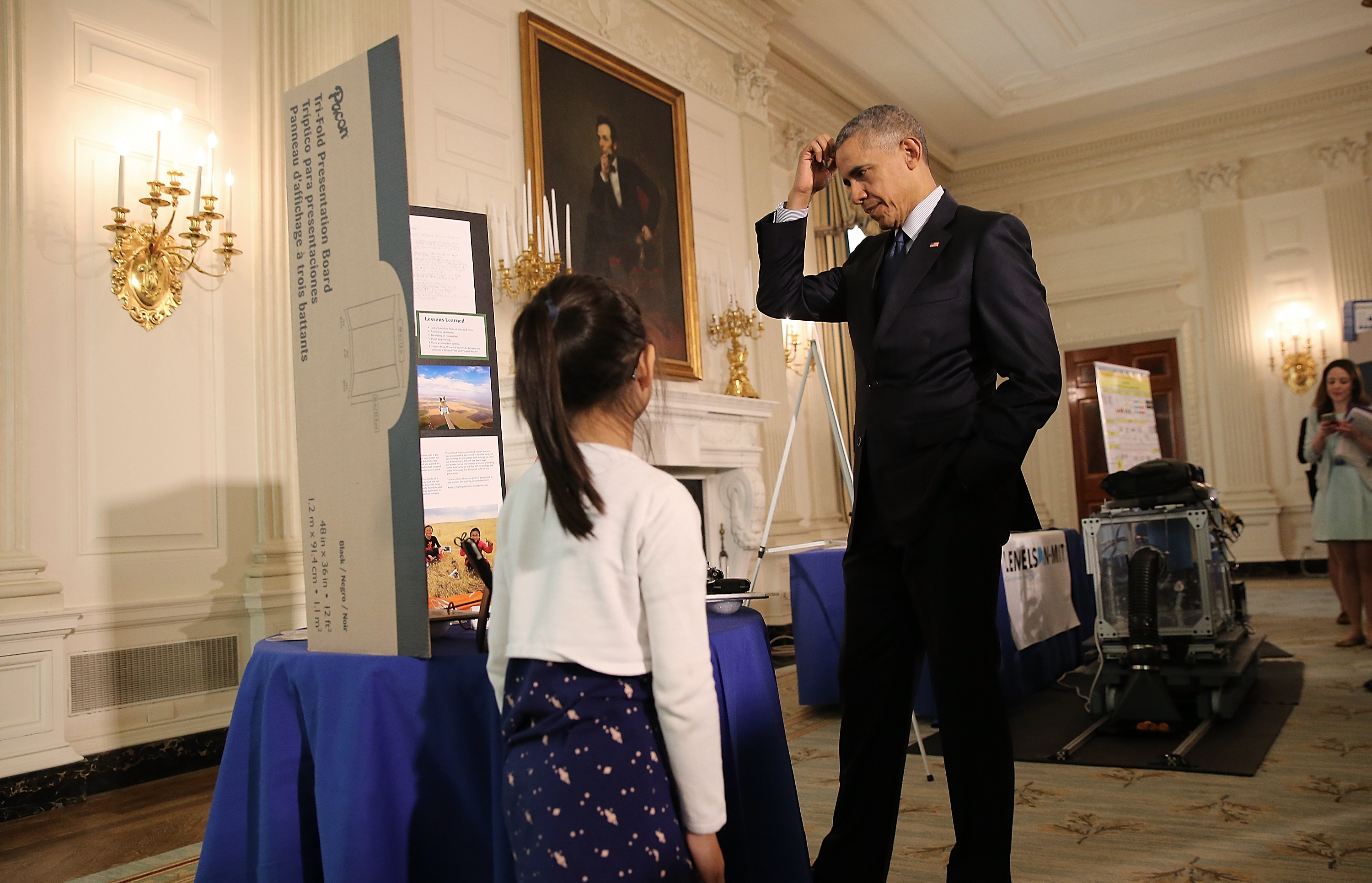 President Obama Attends White House Science Fair