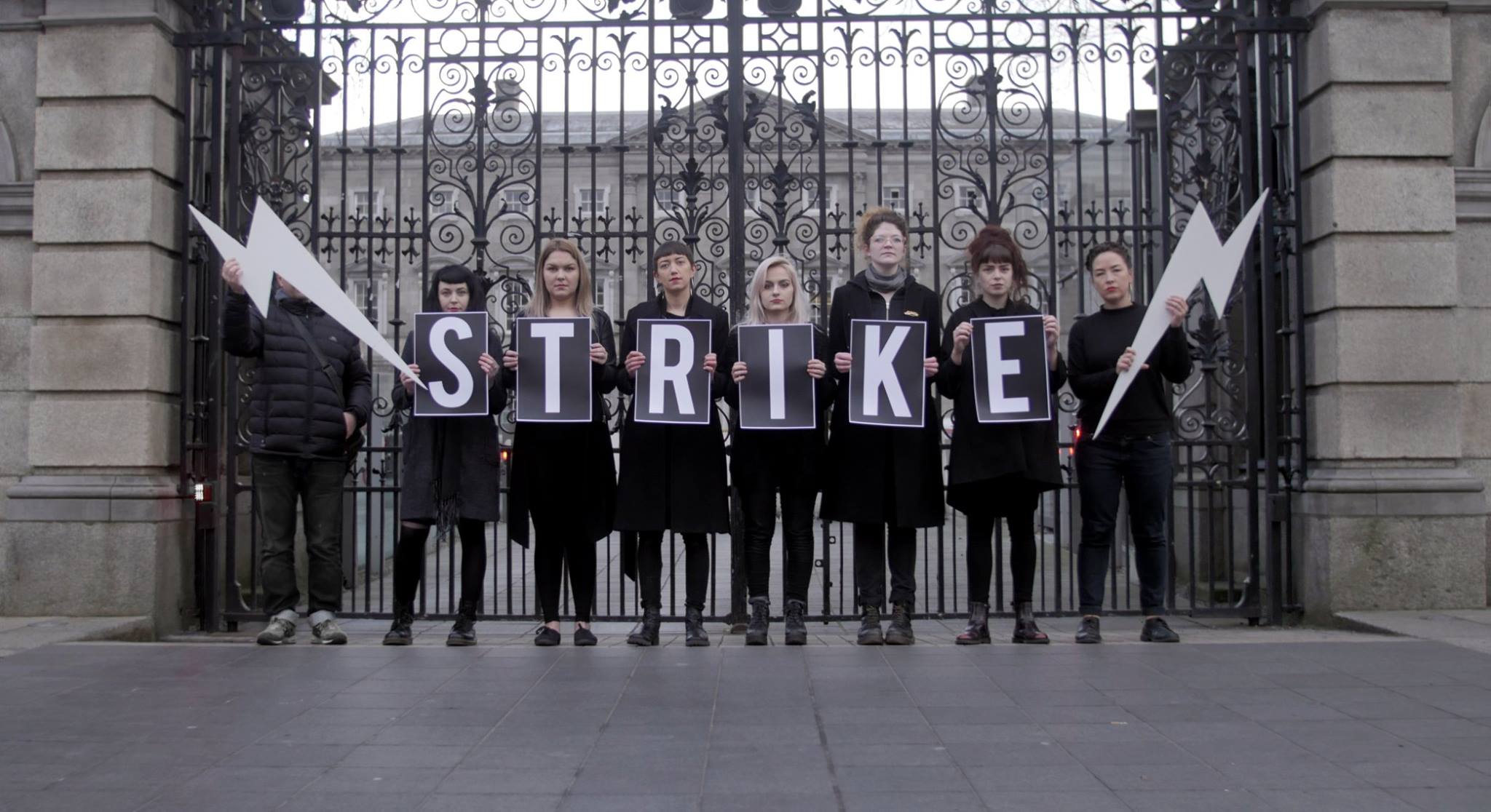 Pro-choice Irish women are going on strike on March 8, in protest of the Catholic country's strict ban on abortion. (Strike 4 Repeal)