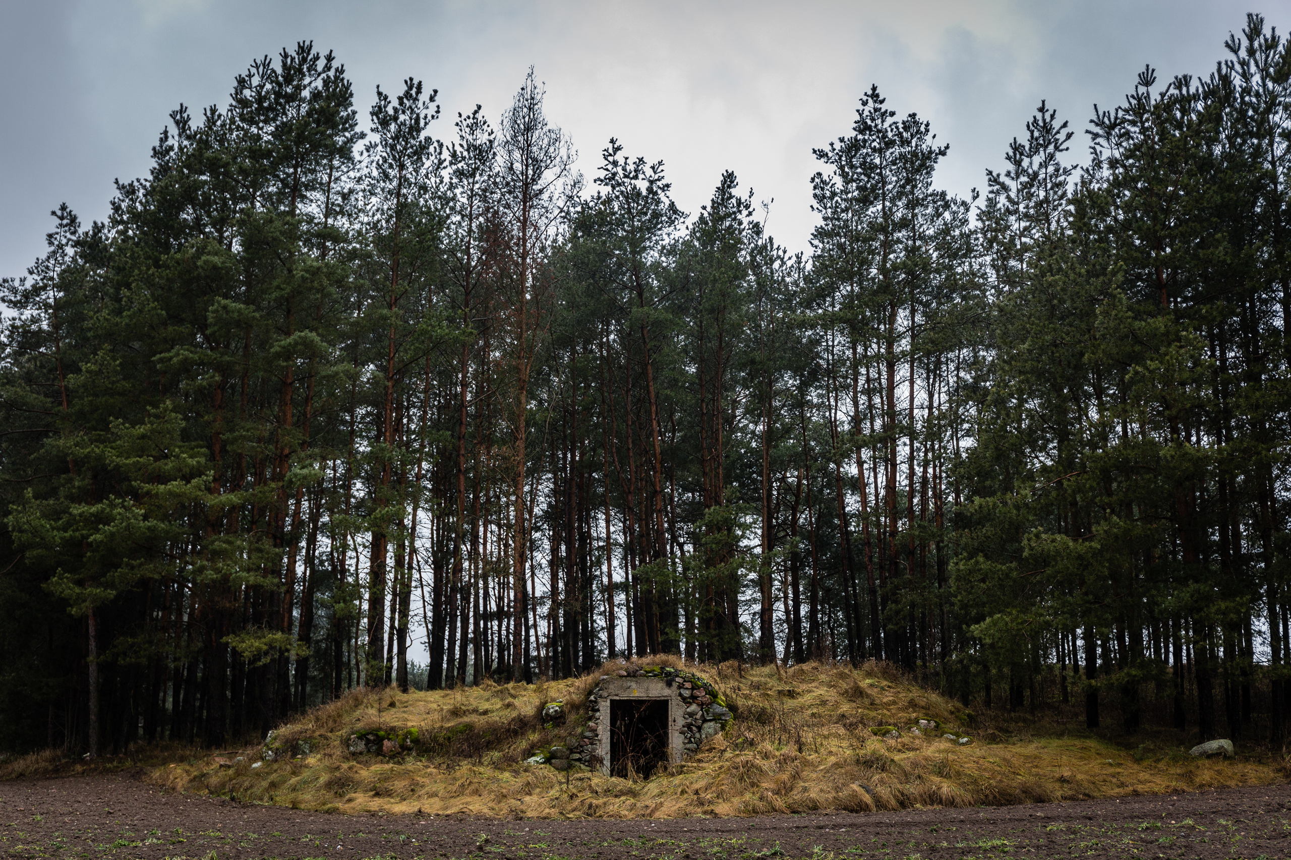 A World War II bunker in Gruszki, Poland, at the border with Belarus. Situated next to Russia, Ukraine and the Baltic States of Lithuania and Latvia, historically this has been a region of shifting borders and territorial control.