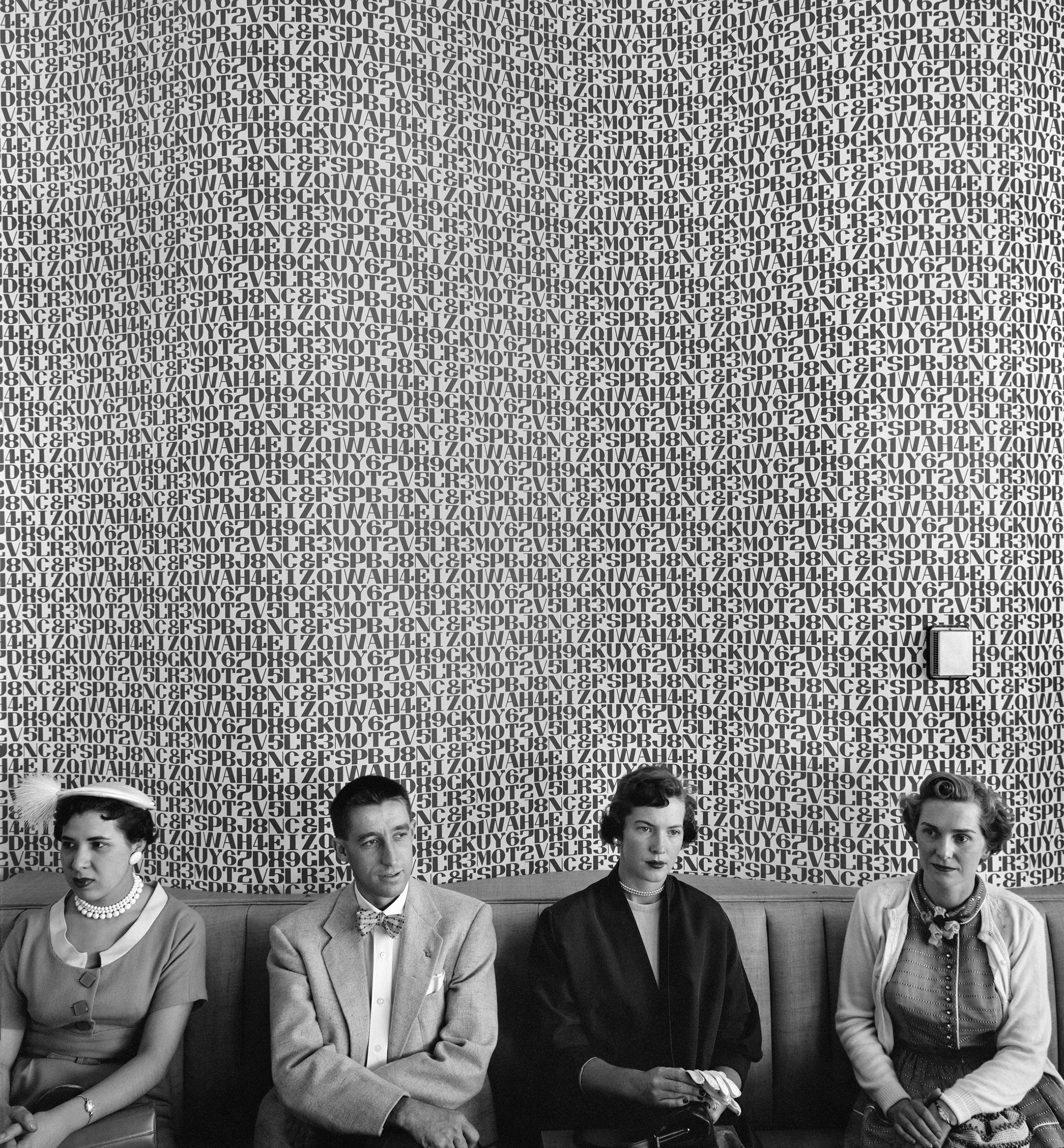 Waiting room, Detroit, 1954