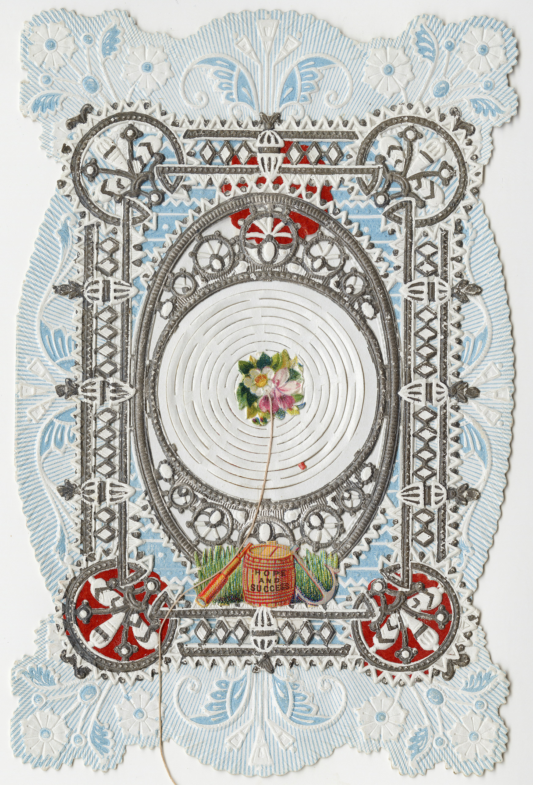 Esther Howland Valentine's Day card ca. 1870s.