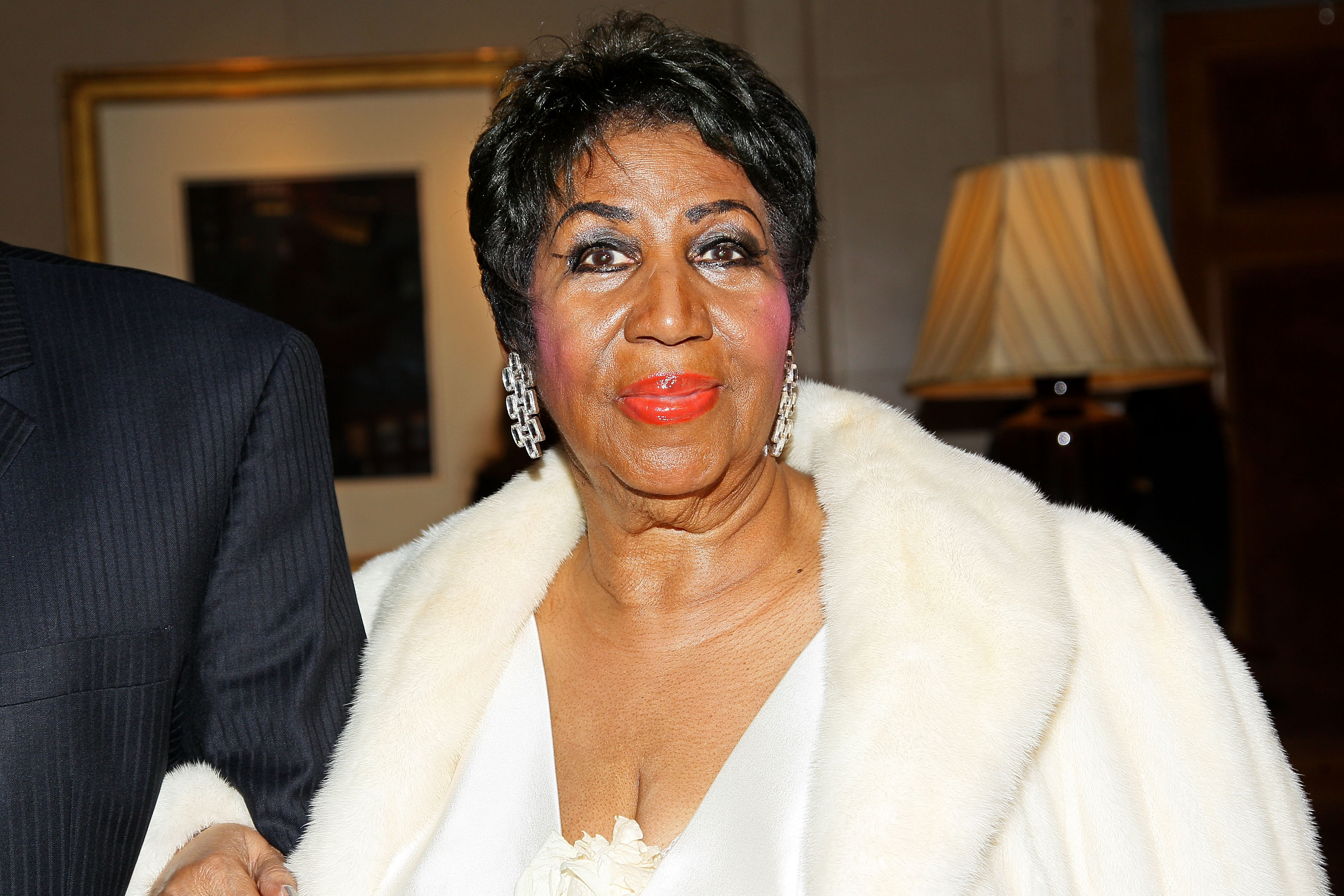 Aretha Franklin attends her 74th Birthday Celebration at The Ritz Carlton Hotel on April 14, 2016 in New York City. (Steve Mack—Getty Images)