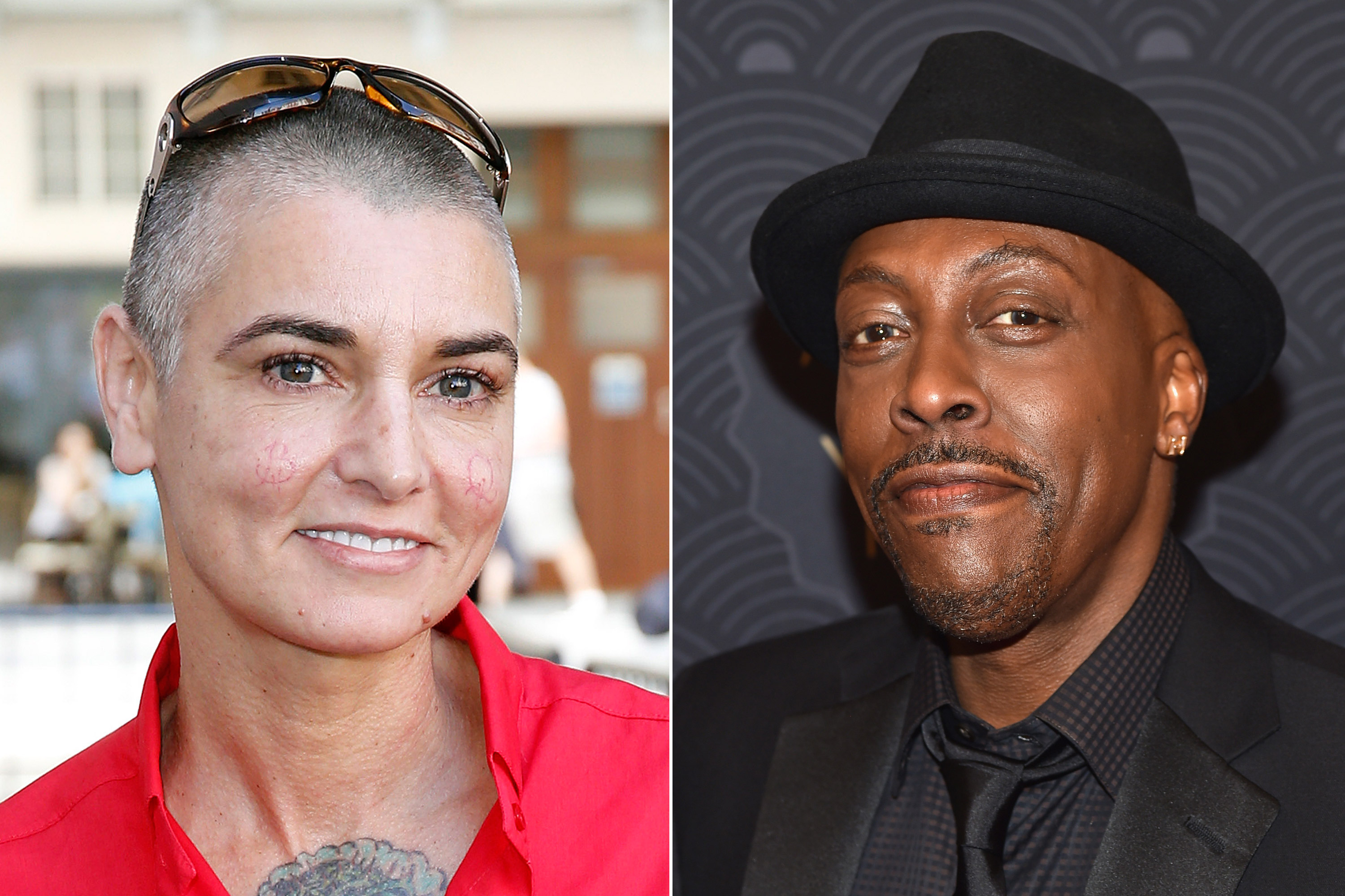 Sinead O'Connor and Arsenio Hall (L-R). (Alex B. Huckle—GC Images/Getty Images; John Shearer—Getty Images)