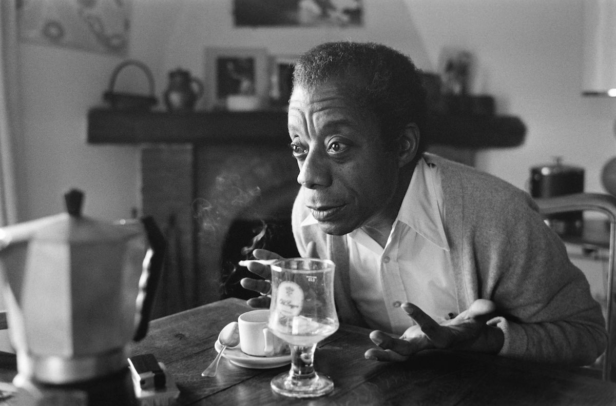 James Baldwin at his home in Saint-Paul-de-Vence, southern France, on Nov. 6, 1979. (Ralph Gatti—AFP/Getty Images)