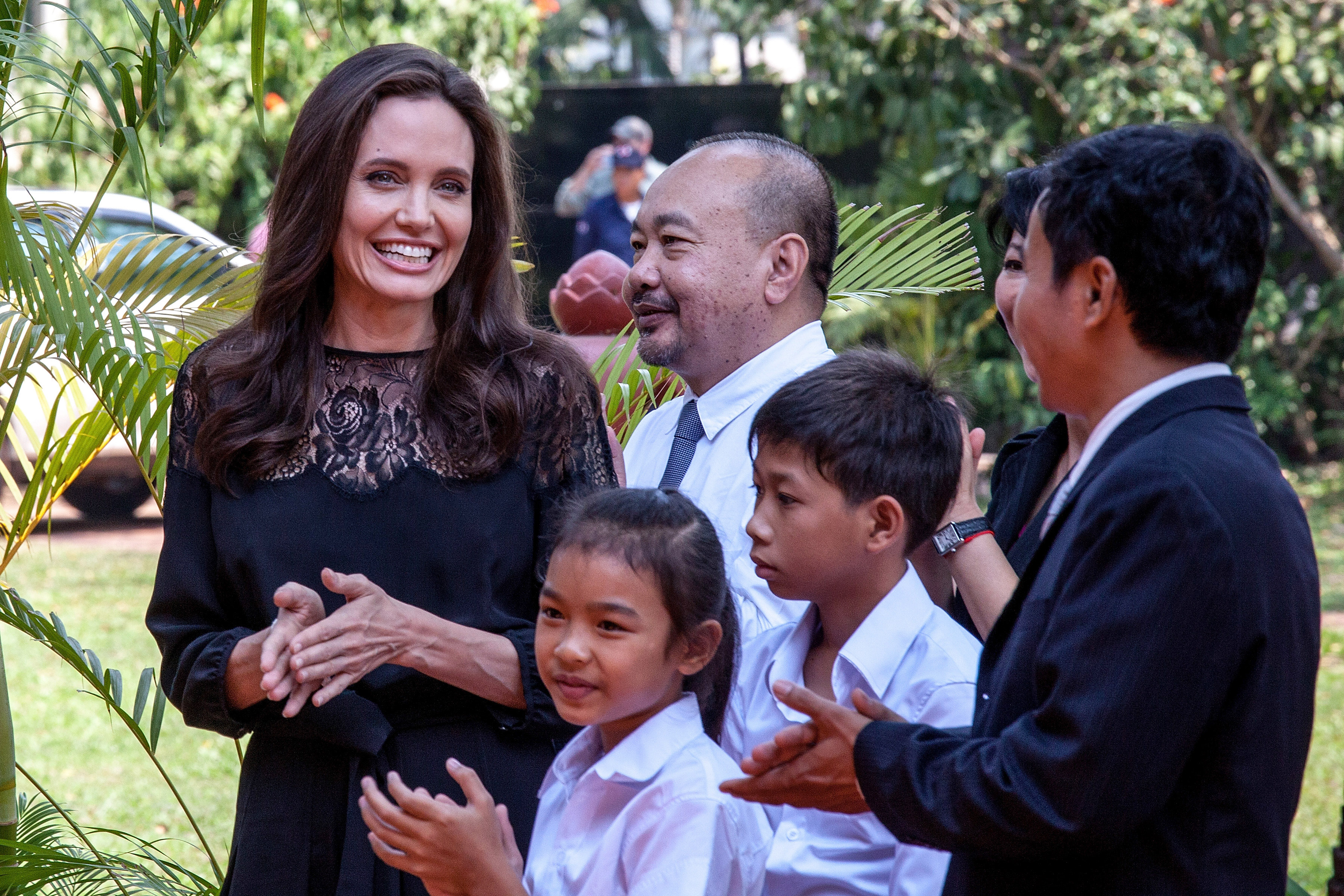 Angelina Jolie Attends "First They Killed My Father" Premiere In Cambodia