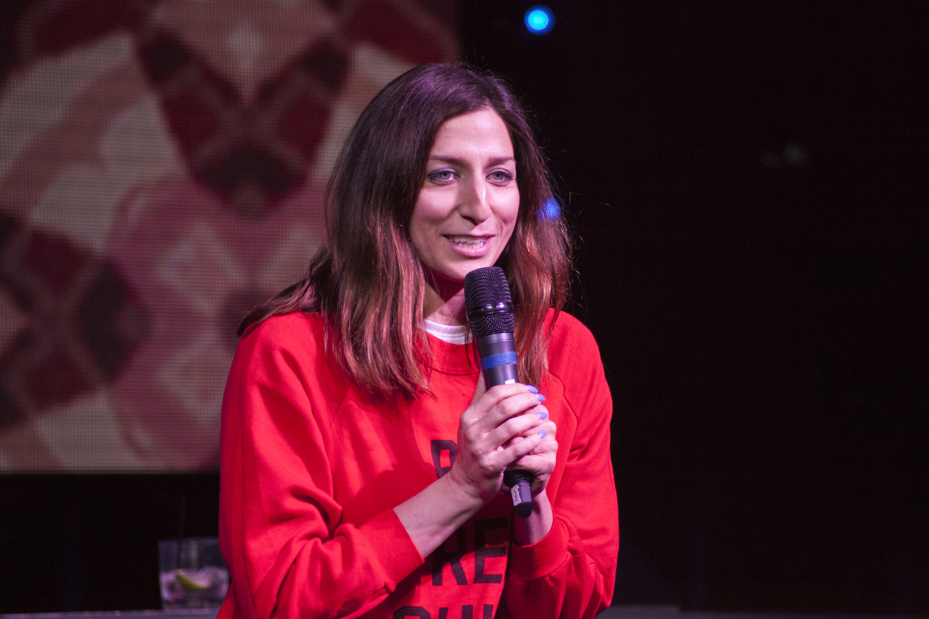 NEW YORK, NY - APRIL 21:  Chelsea Peretti onstage during Showgasm XXL at Marquee on April 21, 2016 in New York City.  (Photo by Santiago Felipe/Getty Images) (Santiago Felipe—Getty Images)
