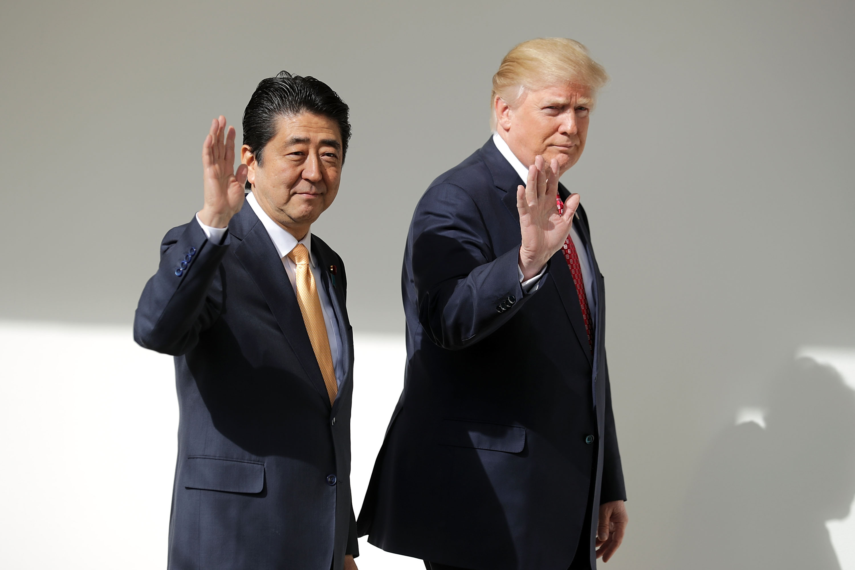 President Trump Holds Joint Press Conference With Japanese PM Shinzo Abe