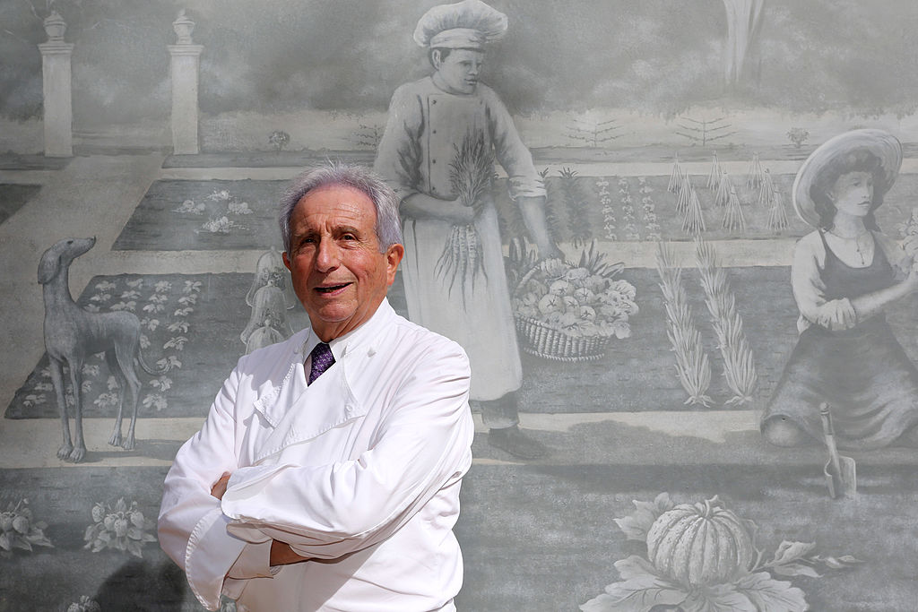 Michel Guerard, French chef of the restaurant Les Pres d'Eugenie, poses on September 26, 2013 at his restaurant at Eugenie-les-Bains, France. (NICOLAS TUCAT/AFP/Getty Images)