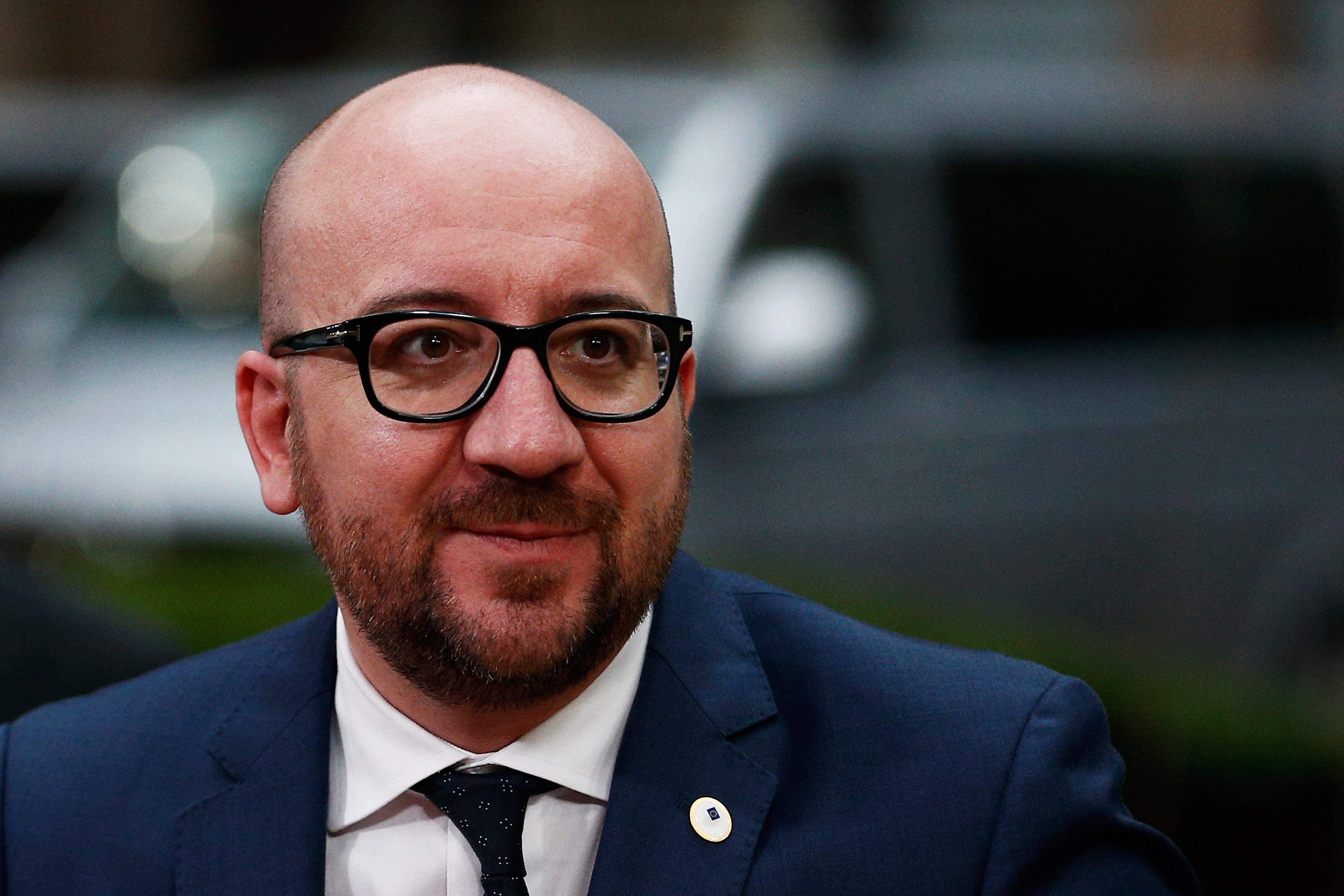 Prime Minister of Belgium, Charles Michel speaks to the media prior to The European Council Meeting on March 7, 2016 in Brussels (Dean Mouhtaropoulos—Getty Images)