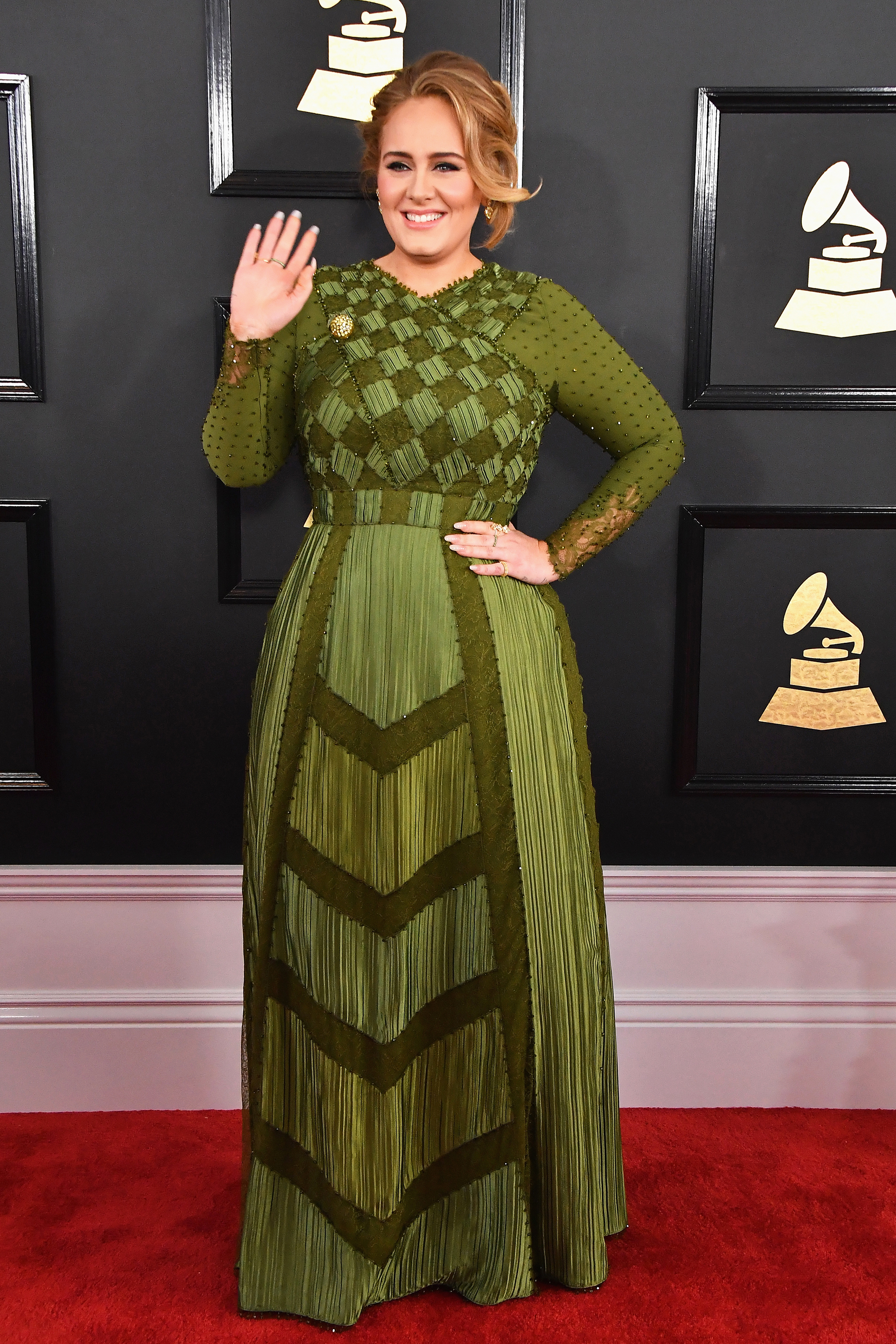 Adele attends The 59th GRAMMY Awards at STAPLES Center, on Feb. 12, 2017 in Los Angeles.