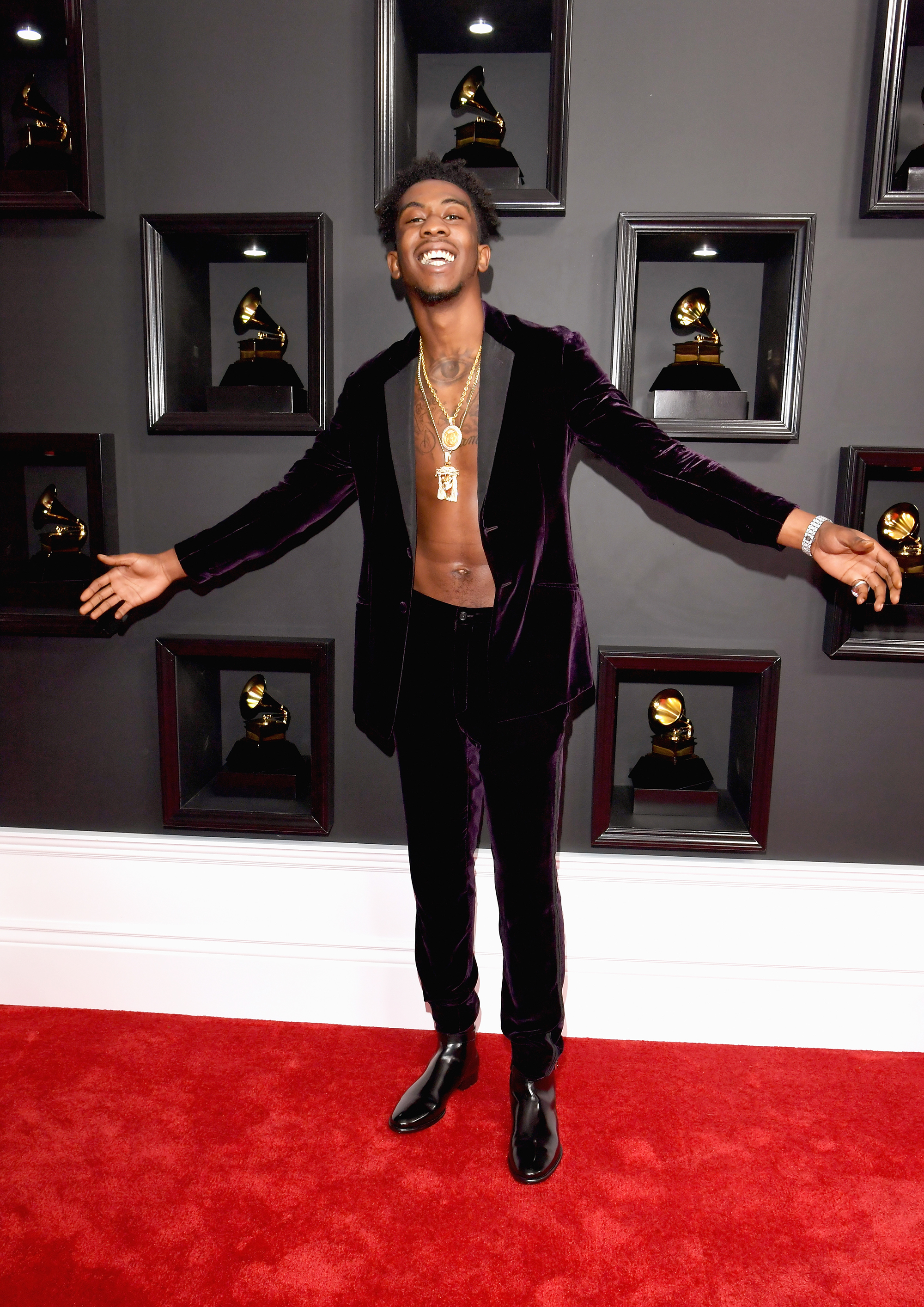 Desiigner attends The 59th GRAMMY Awards at STAPLES Center, on Feb. 12, 2017 in Los Angeles.