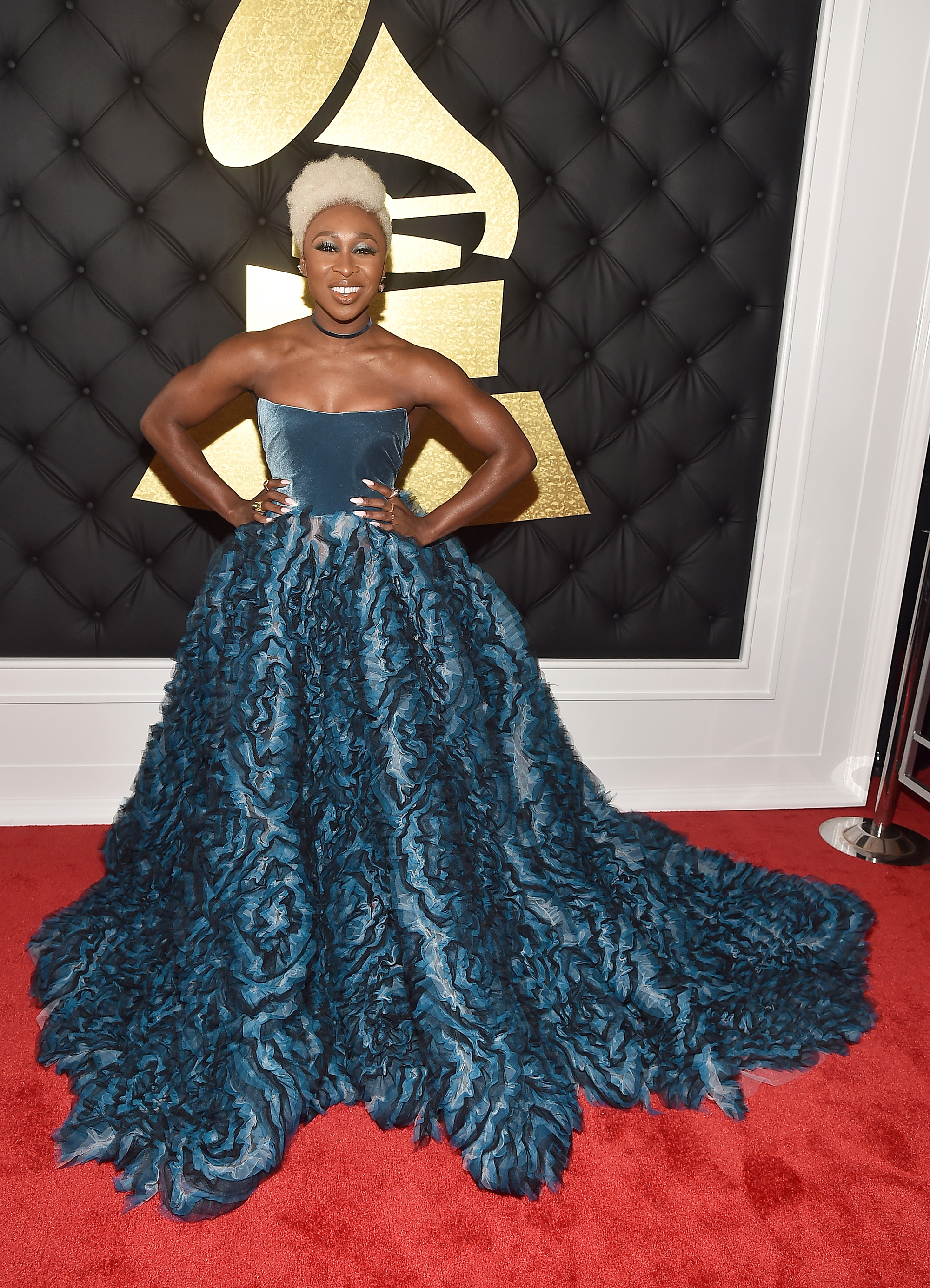 Cynthia Erivo attends the 59th GRAMMY Awards at STAPLES Center, on Feb. 12, 2017 in Los Angeles.