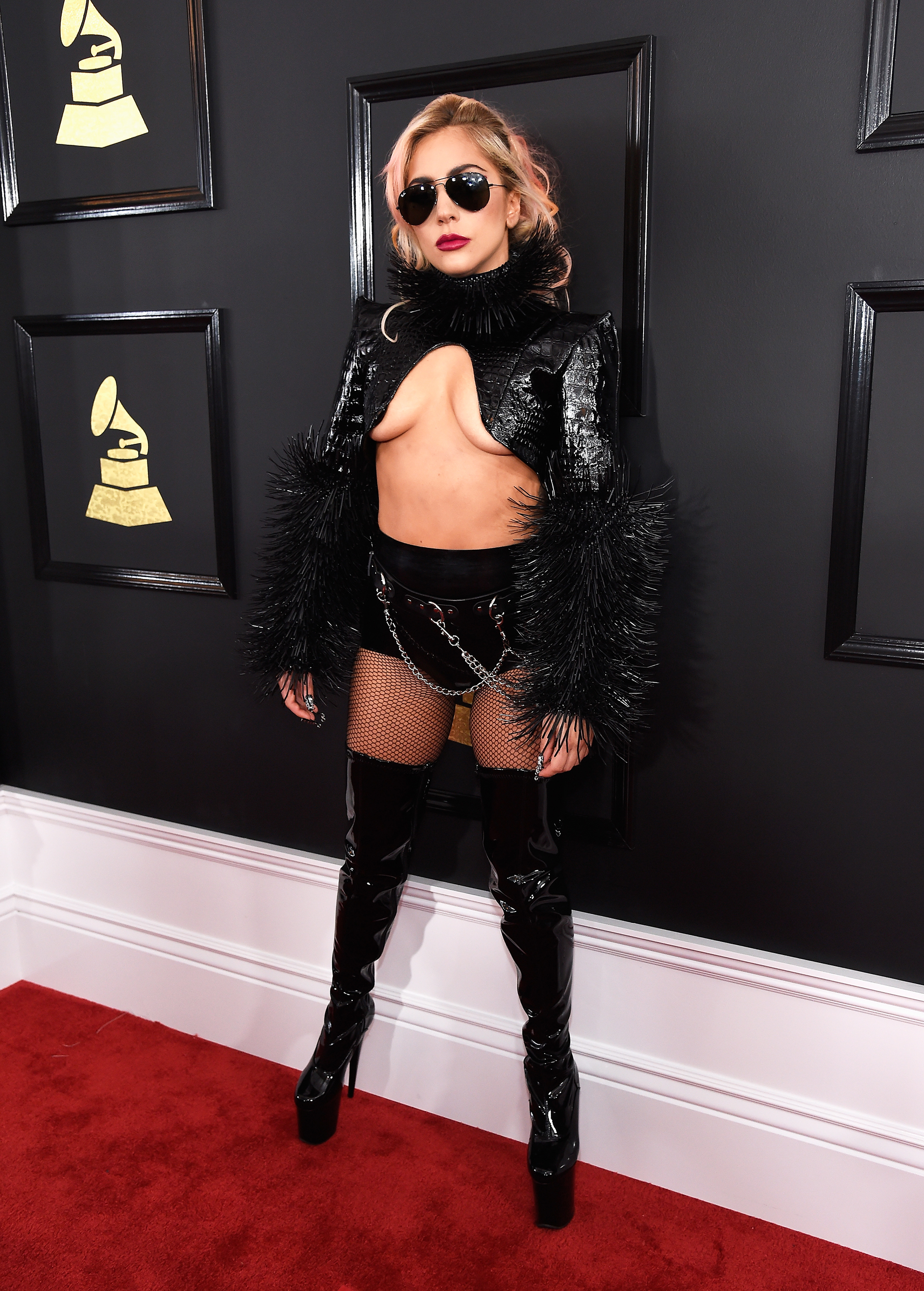 Lady Gaga attends the 59th GRAMMY Awards at STAPLES Center, on Feb. 12, 2017 in Los Angeles.