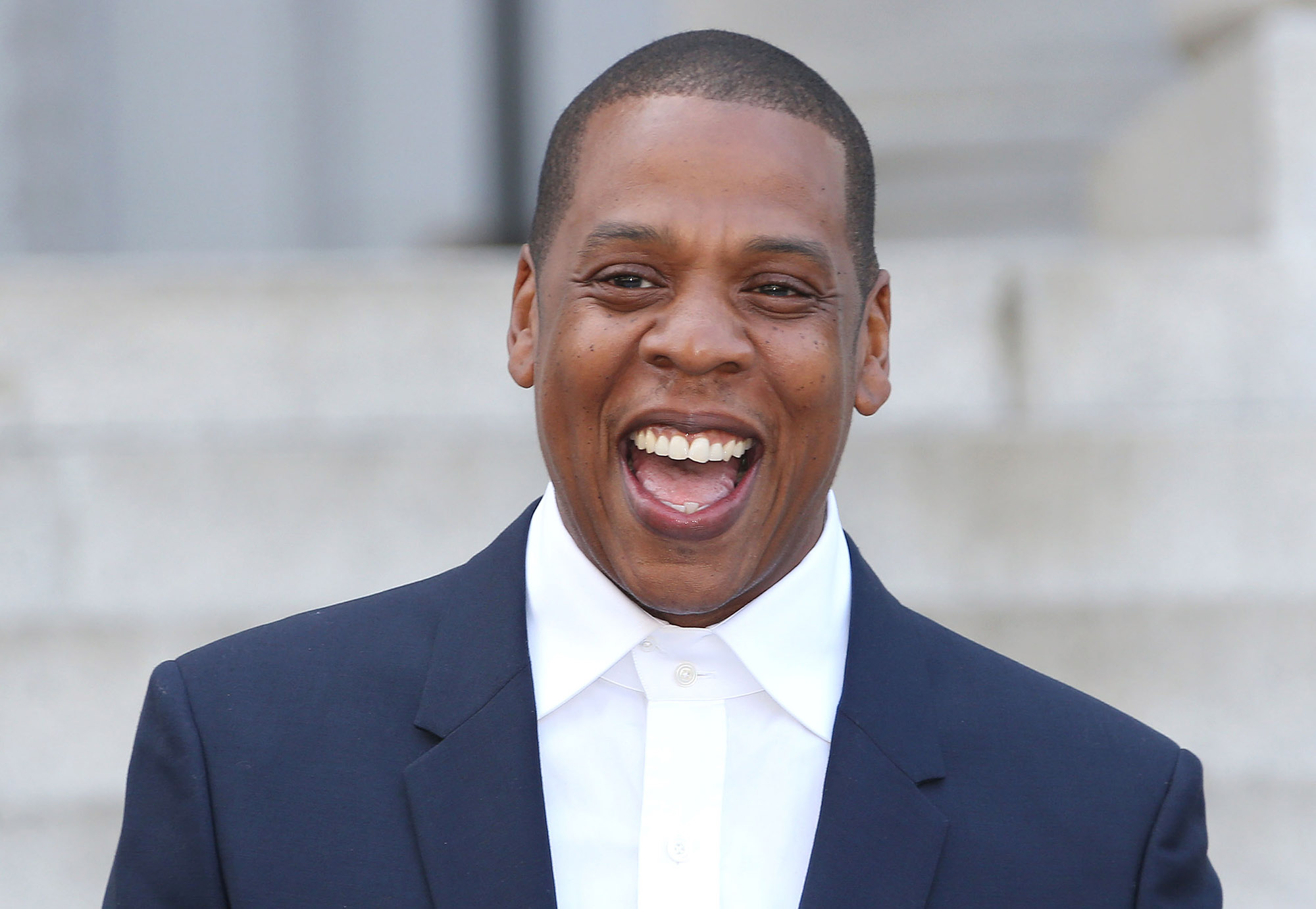 Shawn "Jay Z" Carter Makes Announcement On the Steps Of City Hall Downtown Los Angeles