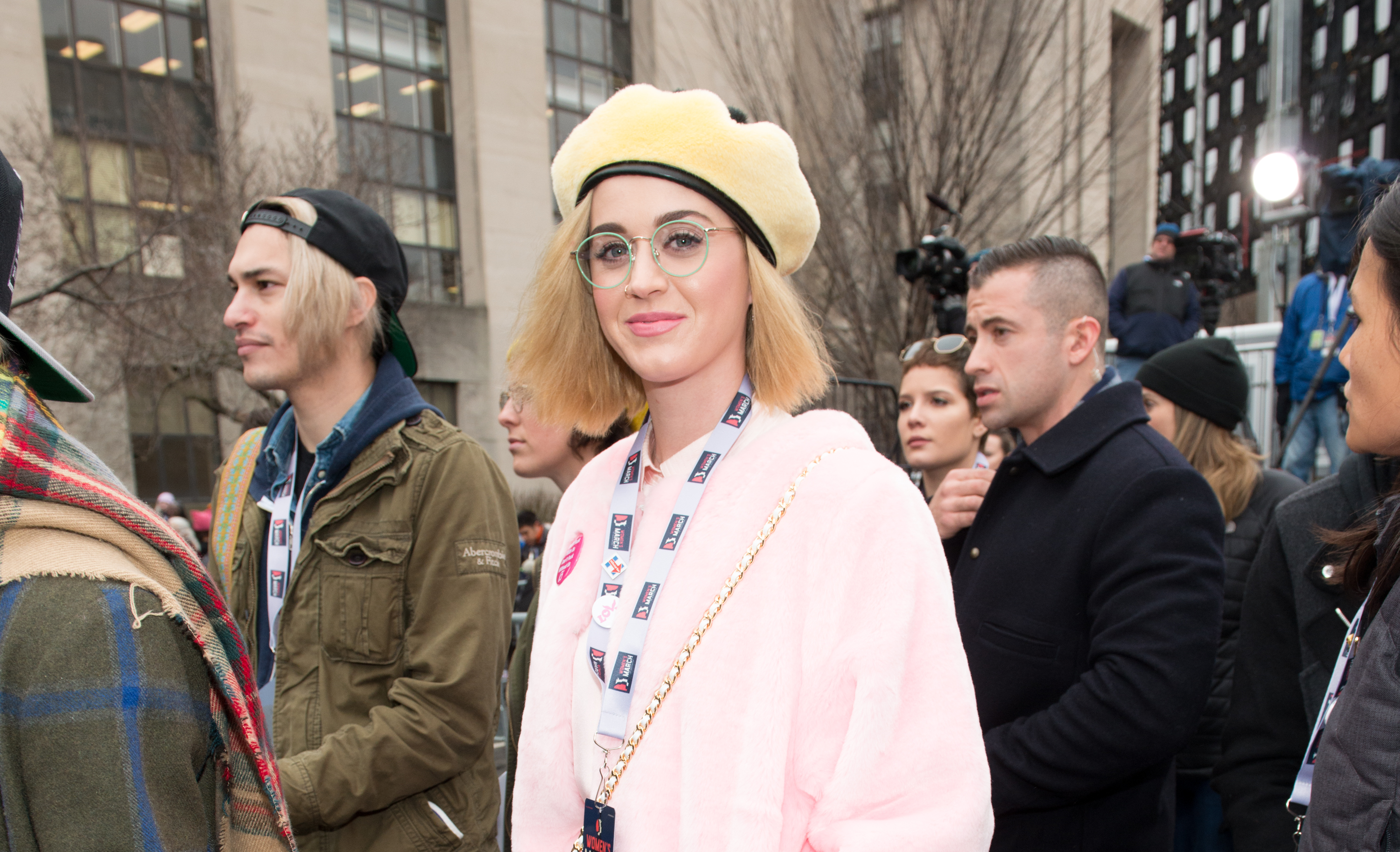 WASHINGTON, DC - JANUARY 21:  Katy Perry attends the Women's March on Washington on January 21, 2017 in Washington, DC.  (Photo by Noam Galai/WireImage) (Noam Galai&mdash;WireImage)