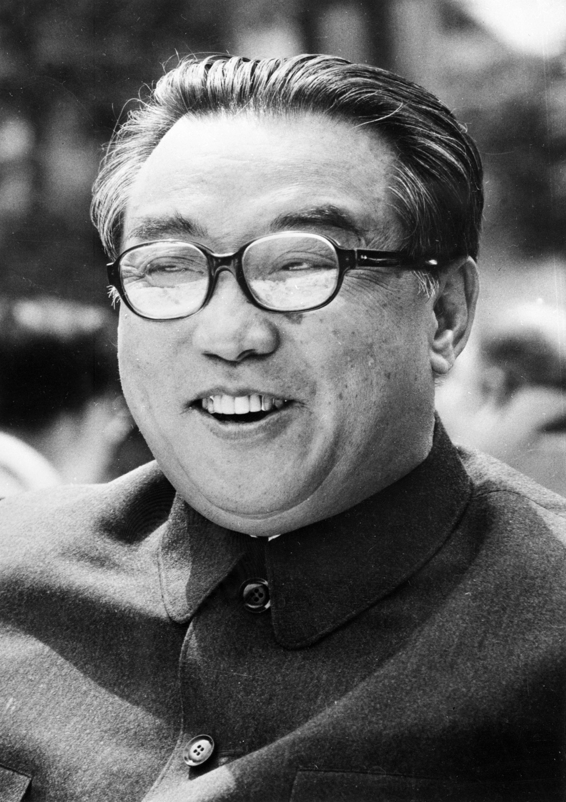 An image of North Korean Leader Kim Il Sung dated July 1976.