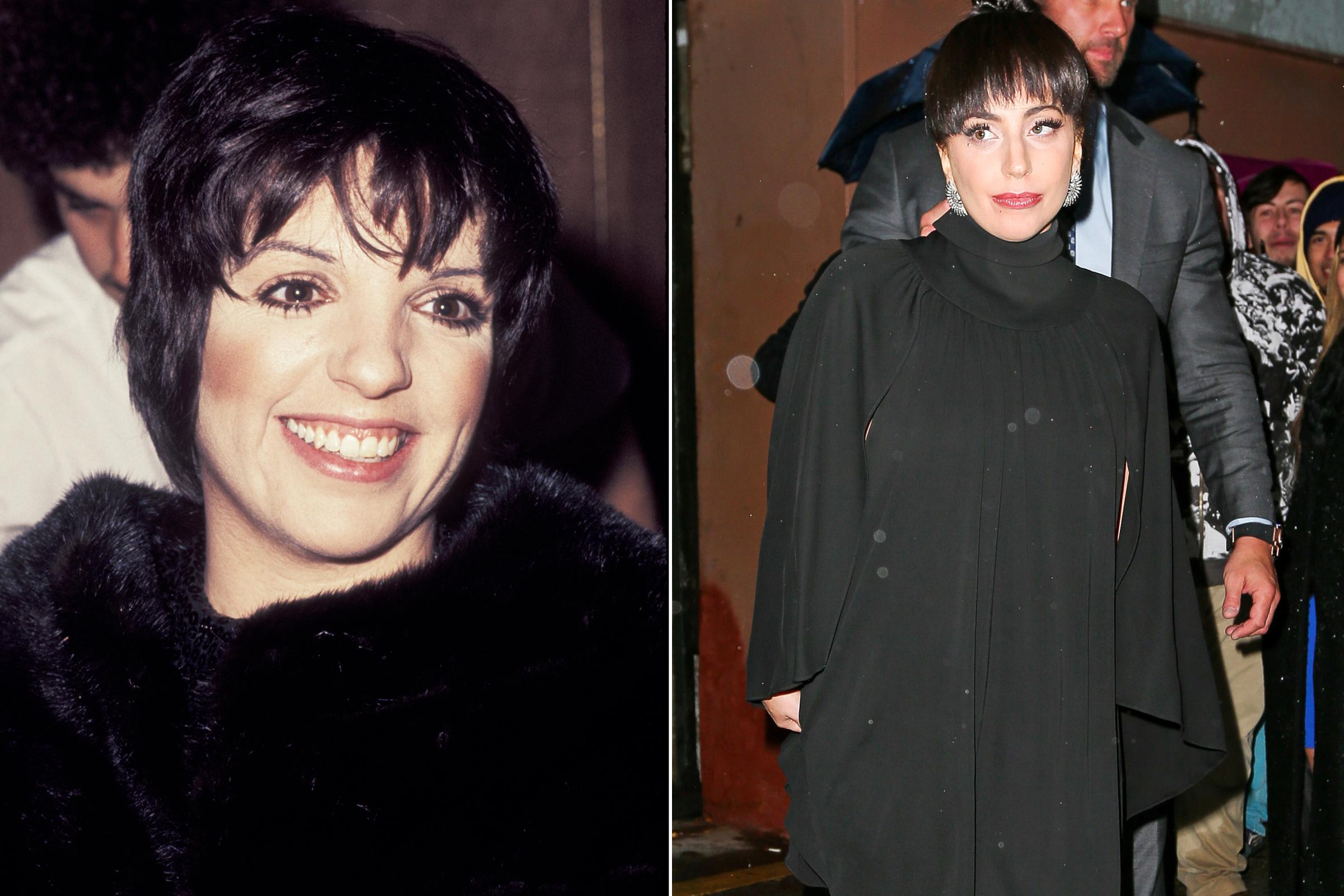 Liza Minelli, 1977; Lady Gaga, 2014.