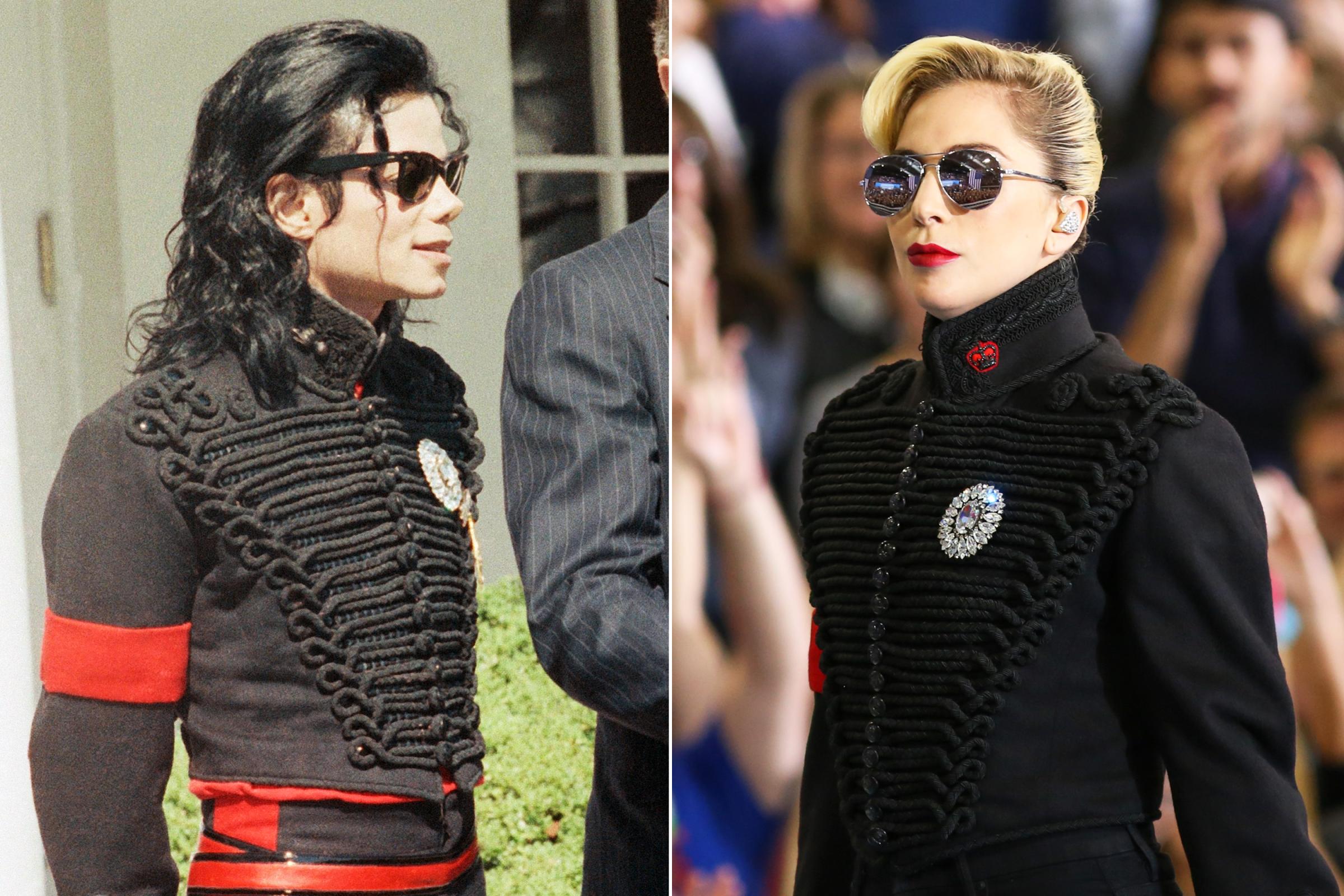 Michael Jackson, 1990; Lady Gaga, 2016.