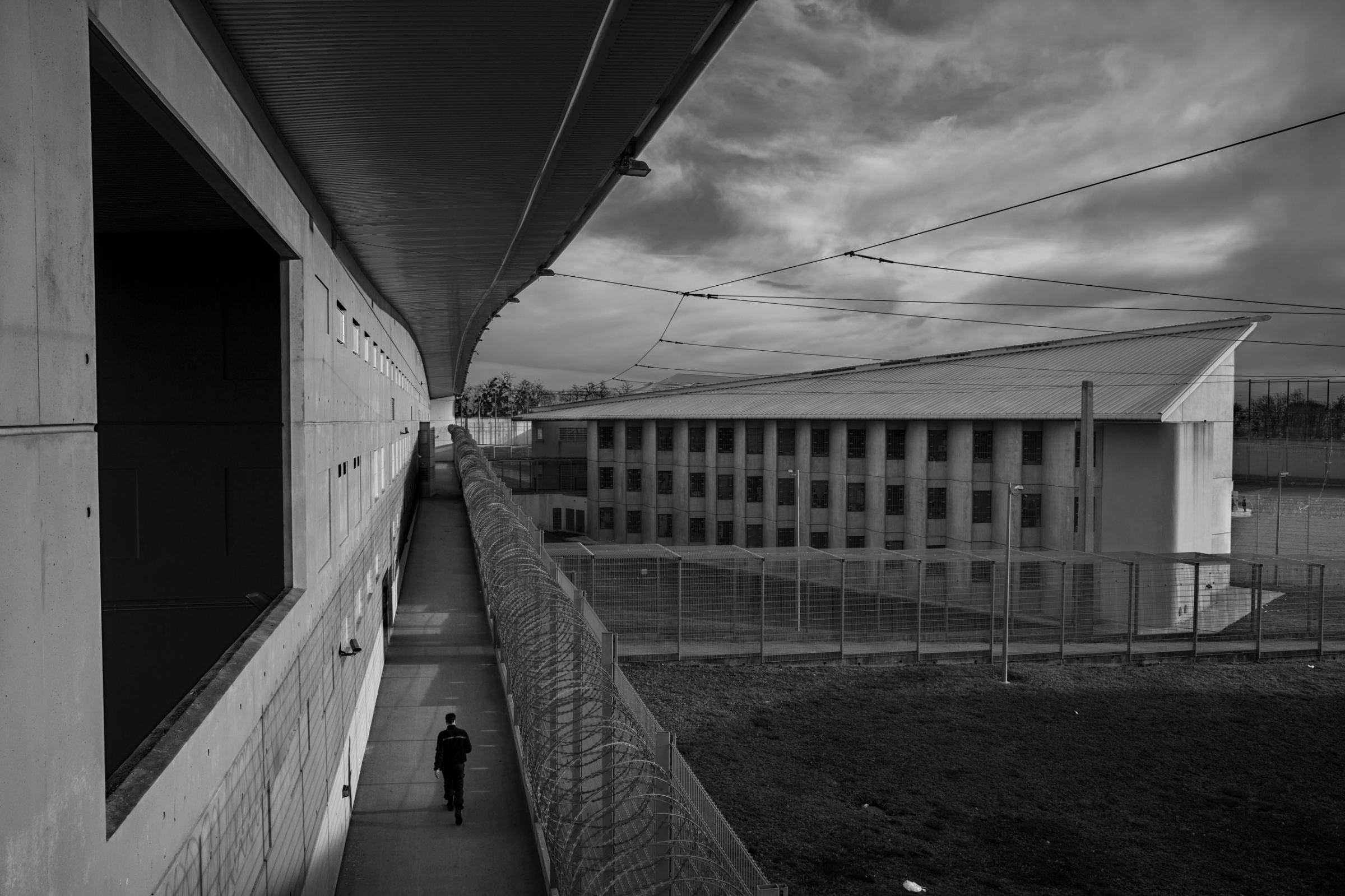 France.  Meaux. 24 Novembre 2016. Penitentiary center of Meaux.