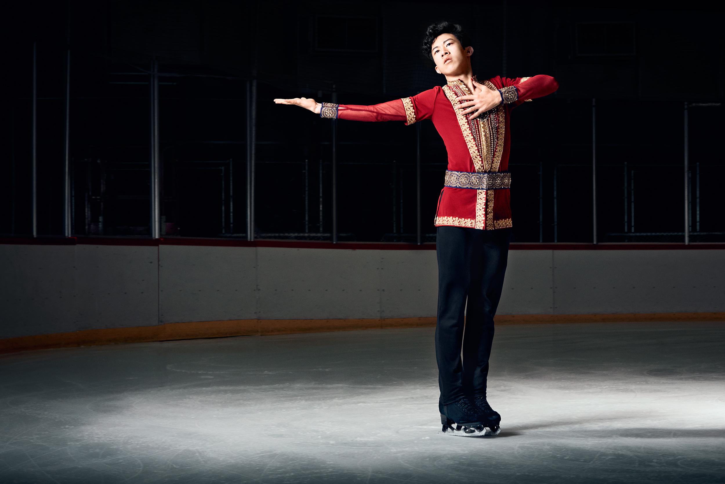 Nathan Chen photographed in Los Angeles on Feb. 3, 2017. (Emily Shur for Time)