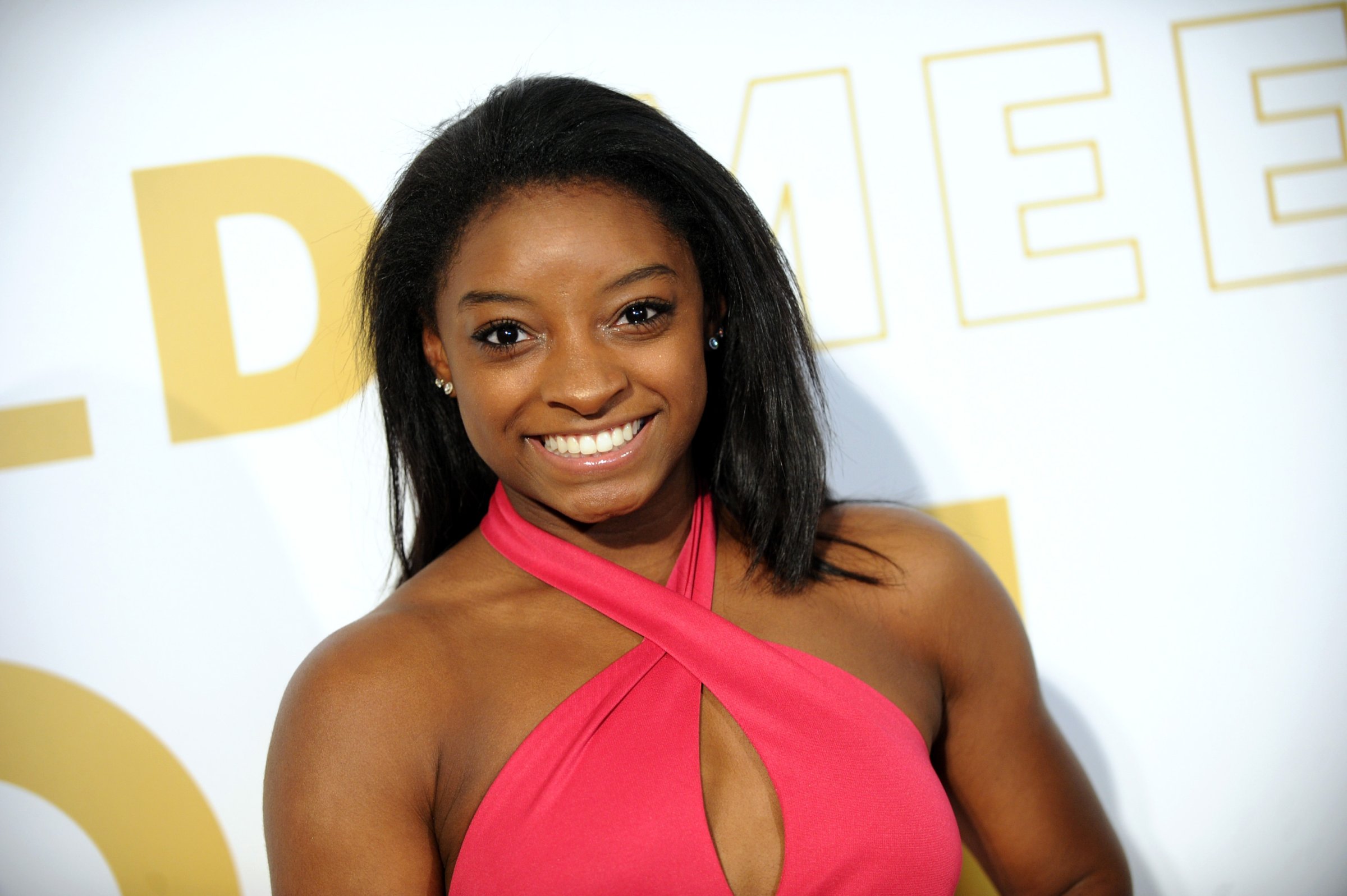 Olympic athlete Simone Biles attends Life is Good at GOLD MEETS GOLDEN Event at Equinox on Jan. 7, 2017 in Los Angeles, Calif.