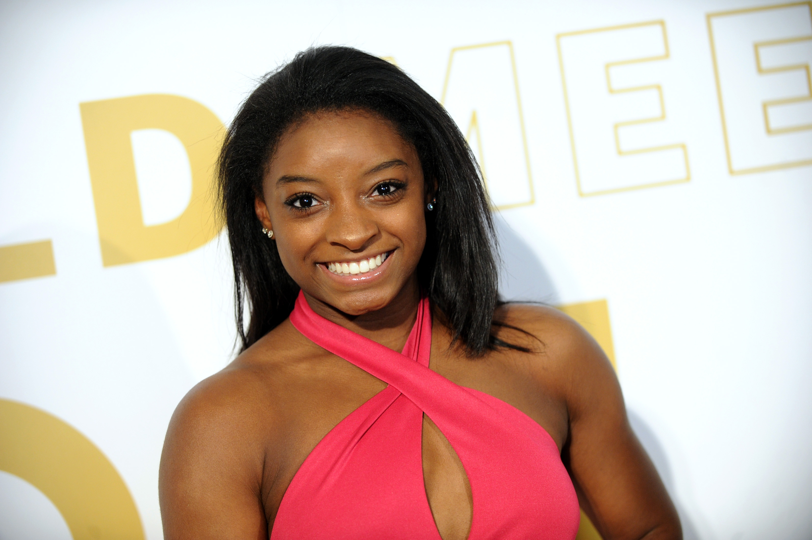Olympic athlete Simone Biles attends Life is Good at GOLD MEETS GOLDEN Event at Equinox on Jan. 7, 2017 in Los Angeles, Calif. (Emma McIntyre—Getty Images)