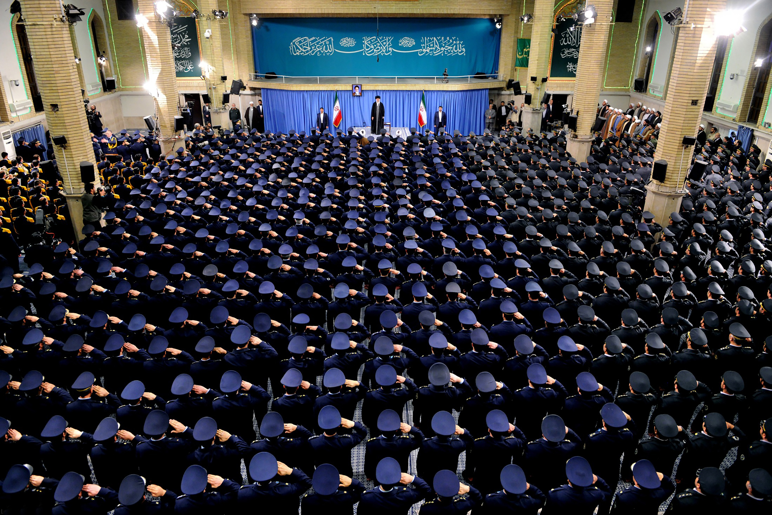In a speech to the military, Ayatullah Khamenei said President Trump had shown America’s “real face” (SIPA/Newscom)