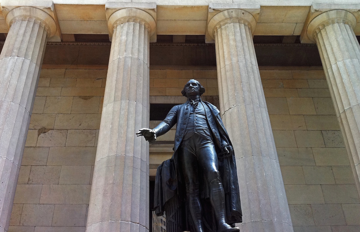 Bronze Statue of President George Washington 2013 A.D.