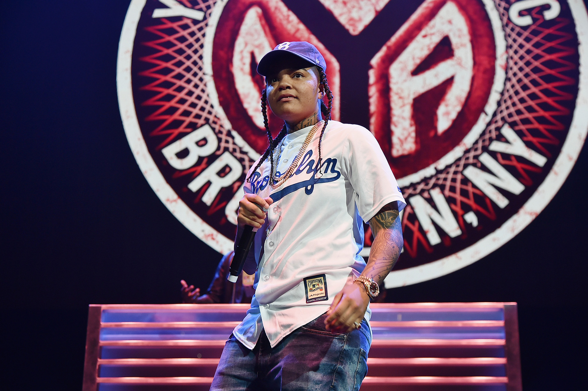 Hip hop artist Young M.A performs onstage during Power 105.1's Powerhouse 2016 at Barclays Center on October 27, 2016 in New York City. (Theo Wargo—Getty Images for iHeart- Power 1)
