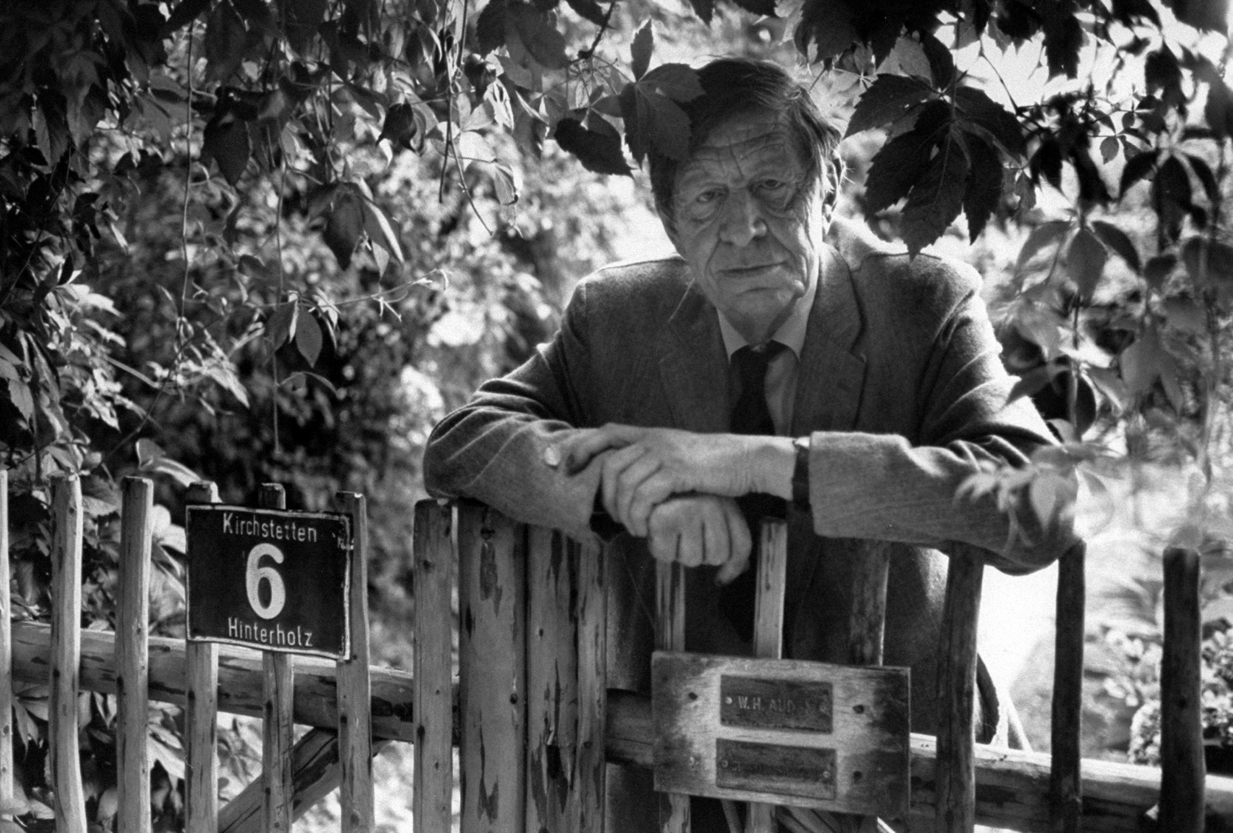 Poet W.H. Auden, 1969.