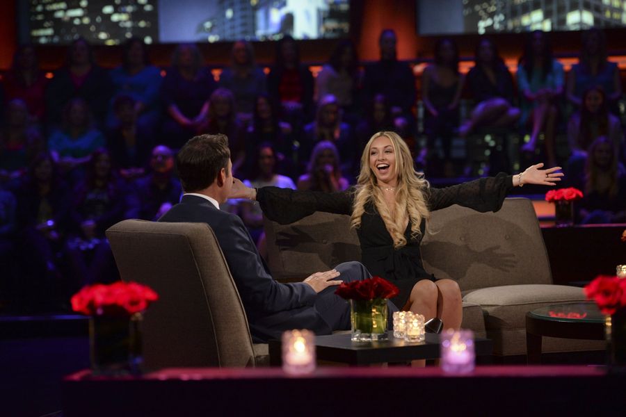 Former contestant Corinne on 'The Bachelor' on March 7, 2017. (Michael Yada—ABC)