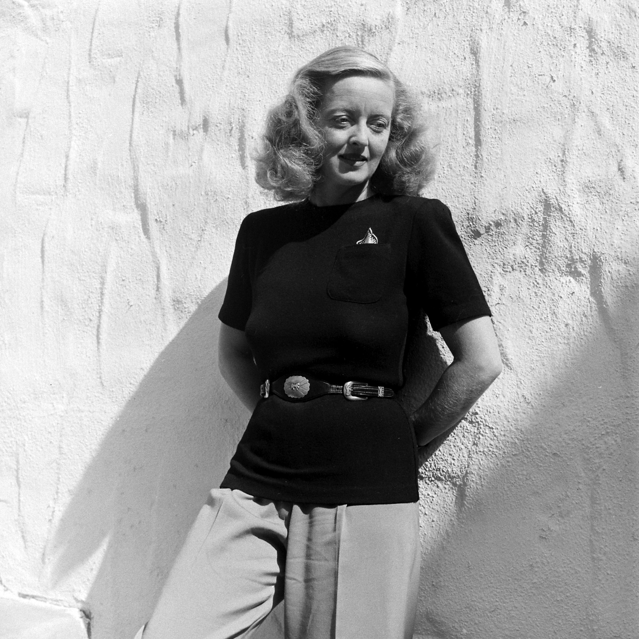 Bette Davis in California, 1947.