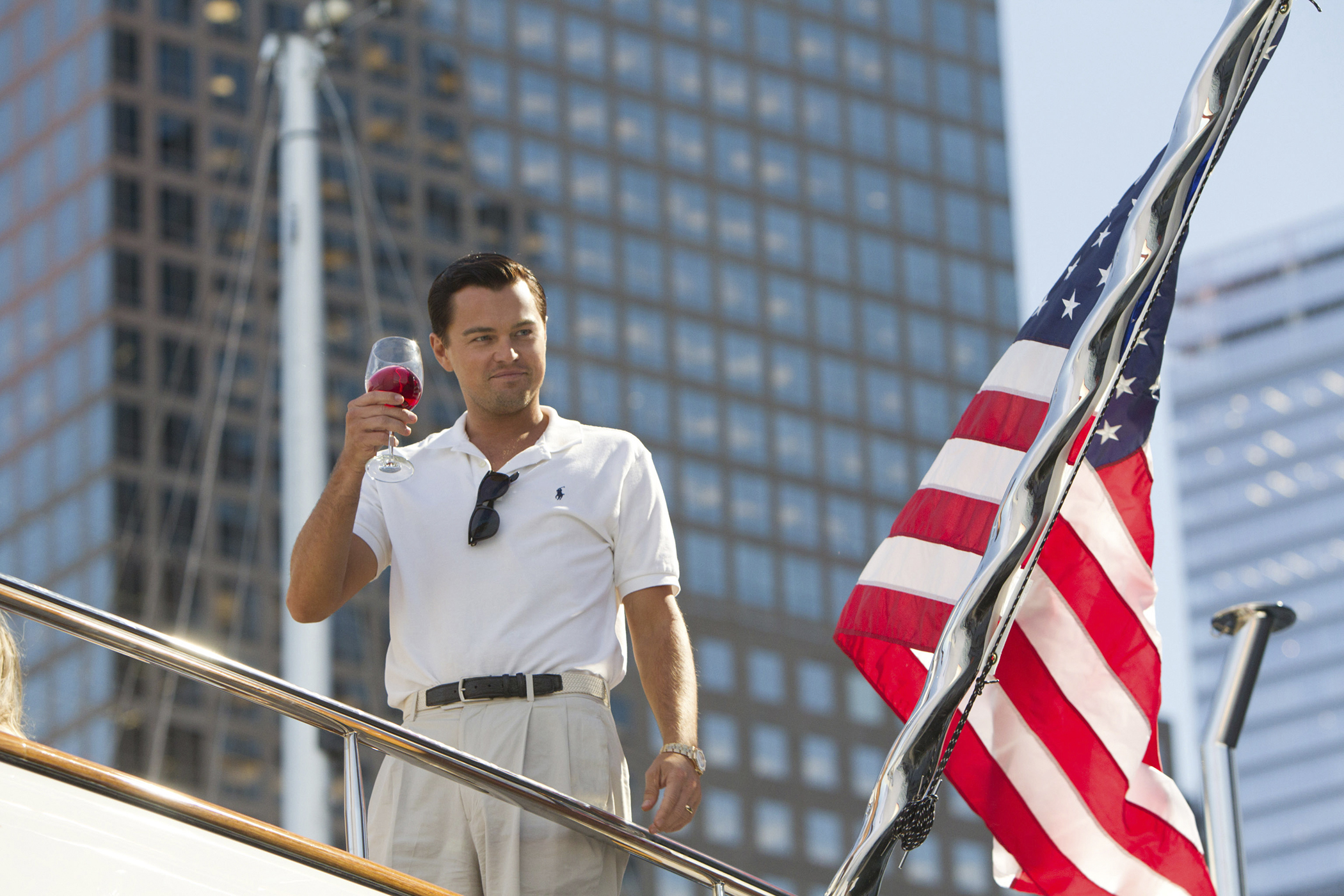 Leonardo DiCaprio in &lt;i&gt;The Wolf of Wall Street&lt;/i&gt; (Mary Cybulski—Paramount Pictures.)