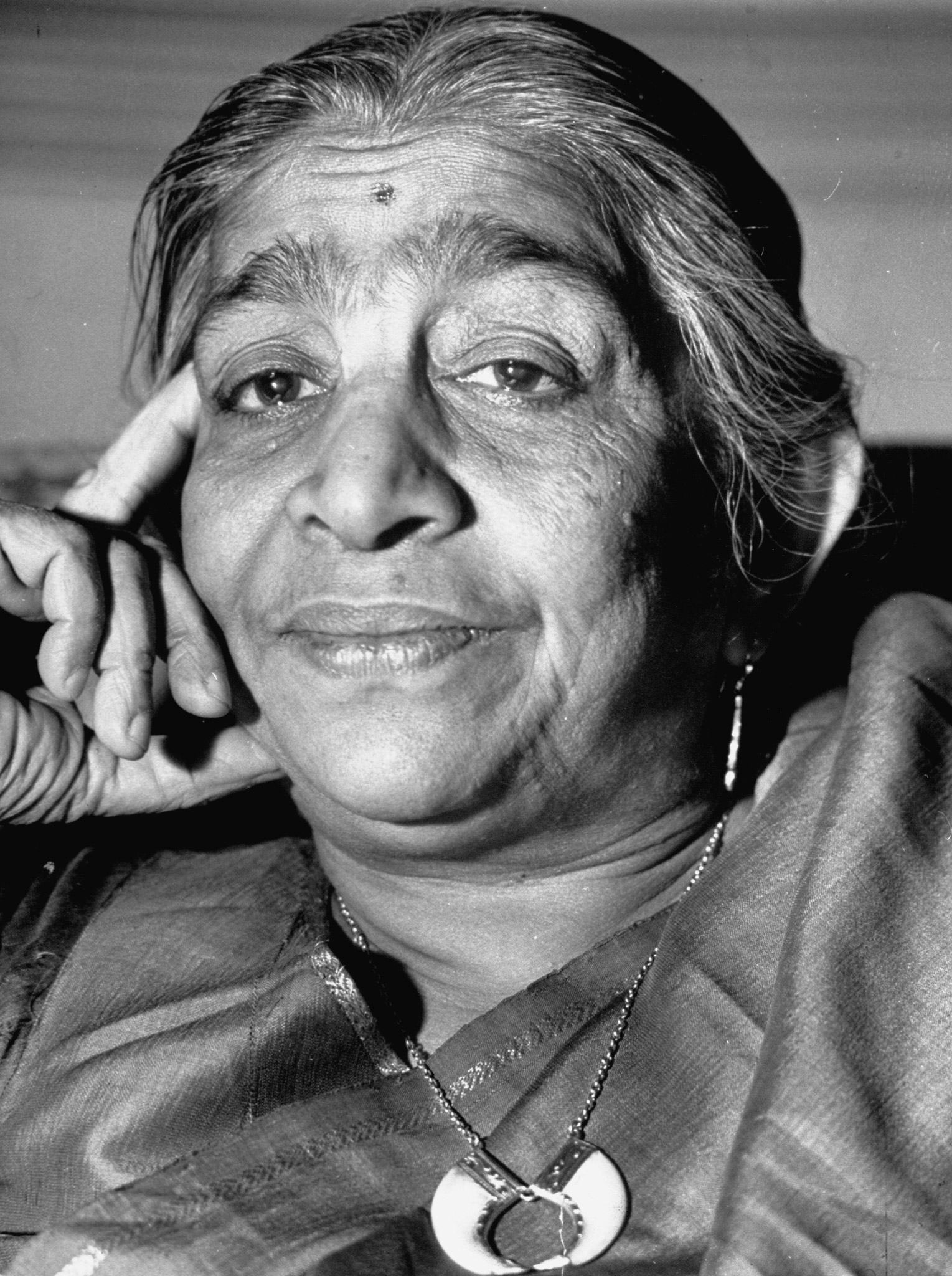 Poet Sarojini Naidu, 1946.