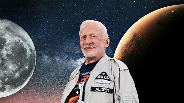Buzz Aldrin: Cycling Pathways to Mars poster
