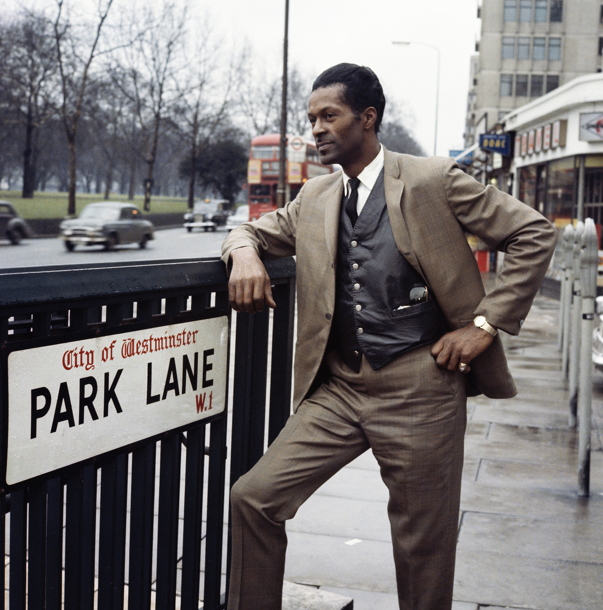 Chuck Berry in London in 1965.