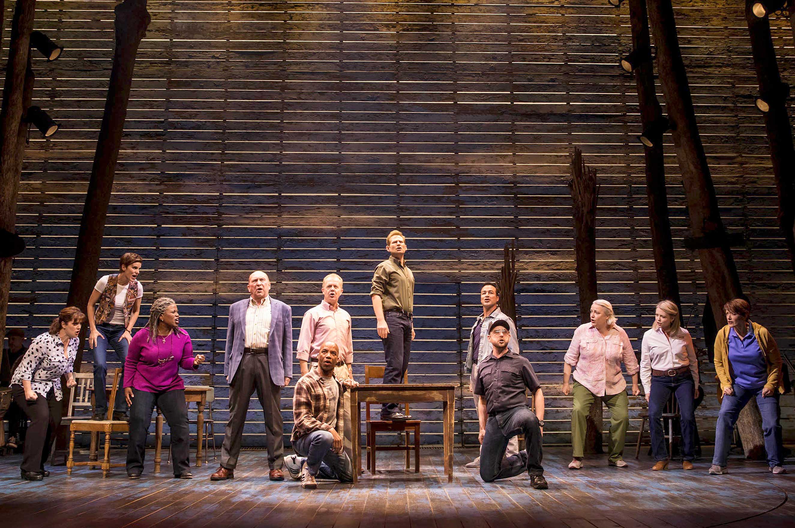 A small Canadian town becomes an unlikely host in Come From Away (Matthew Murphy)