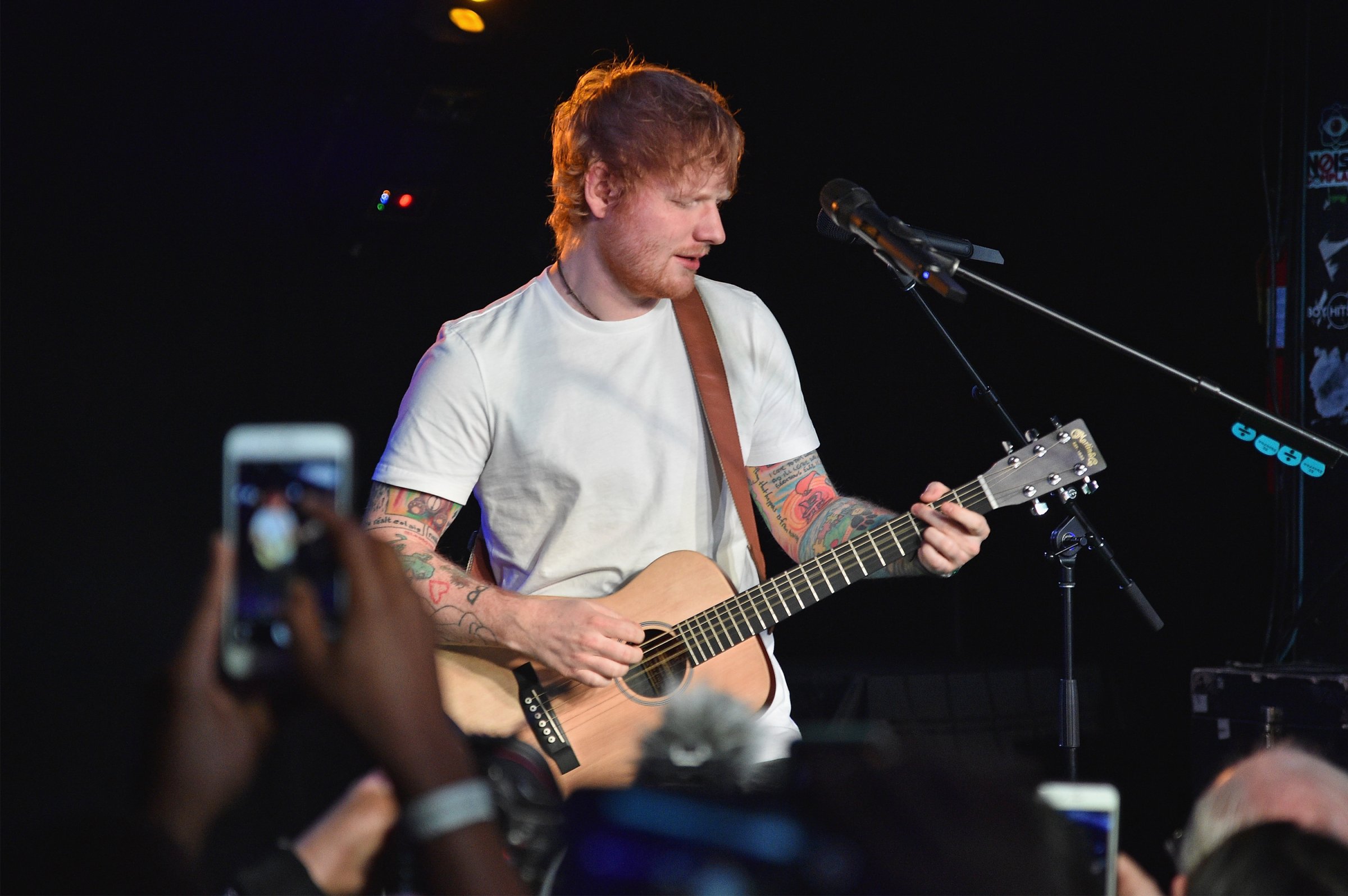 Ed Sheeran Performs For SiriusXM's "Secret Show" Series At The Studio At Webster Hall; Performance To Air On SiriusXM Hits 1 And The Pulse Channels