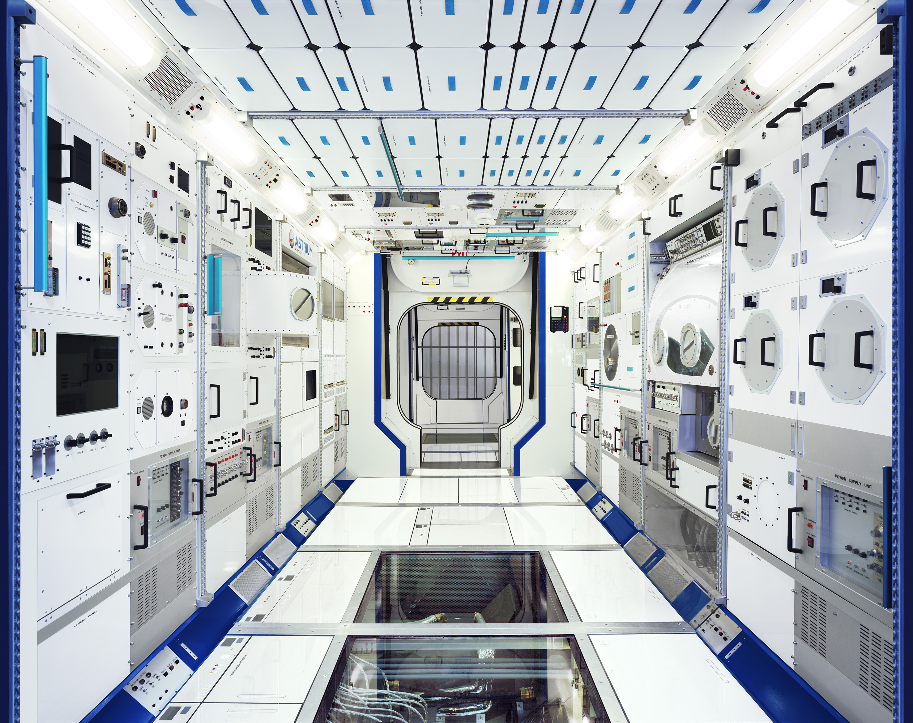 Full-scale model of an International Space Station module. (Edgar Martins)