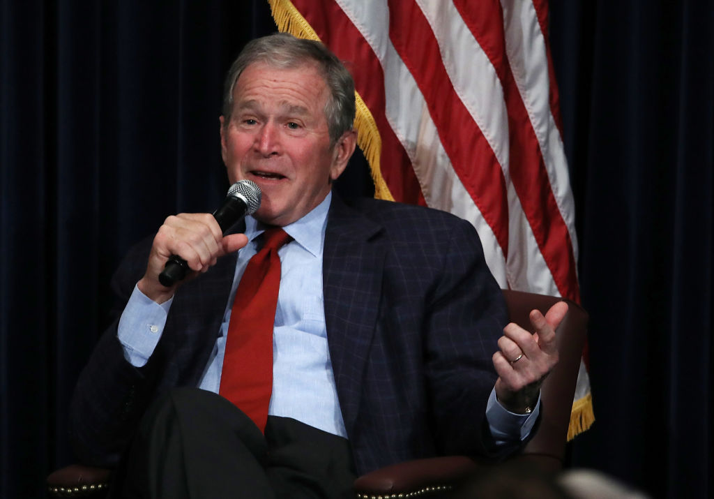 President George W. Bush Discusses His New Book At The Reagan Presidential Library
