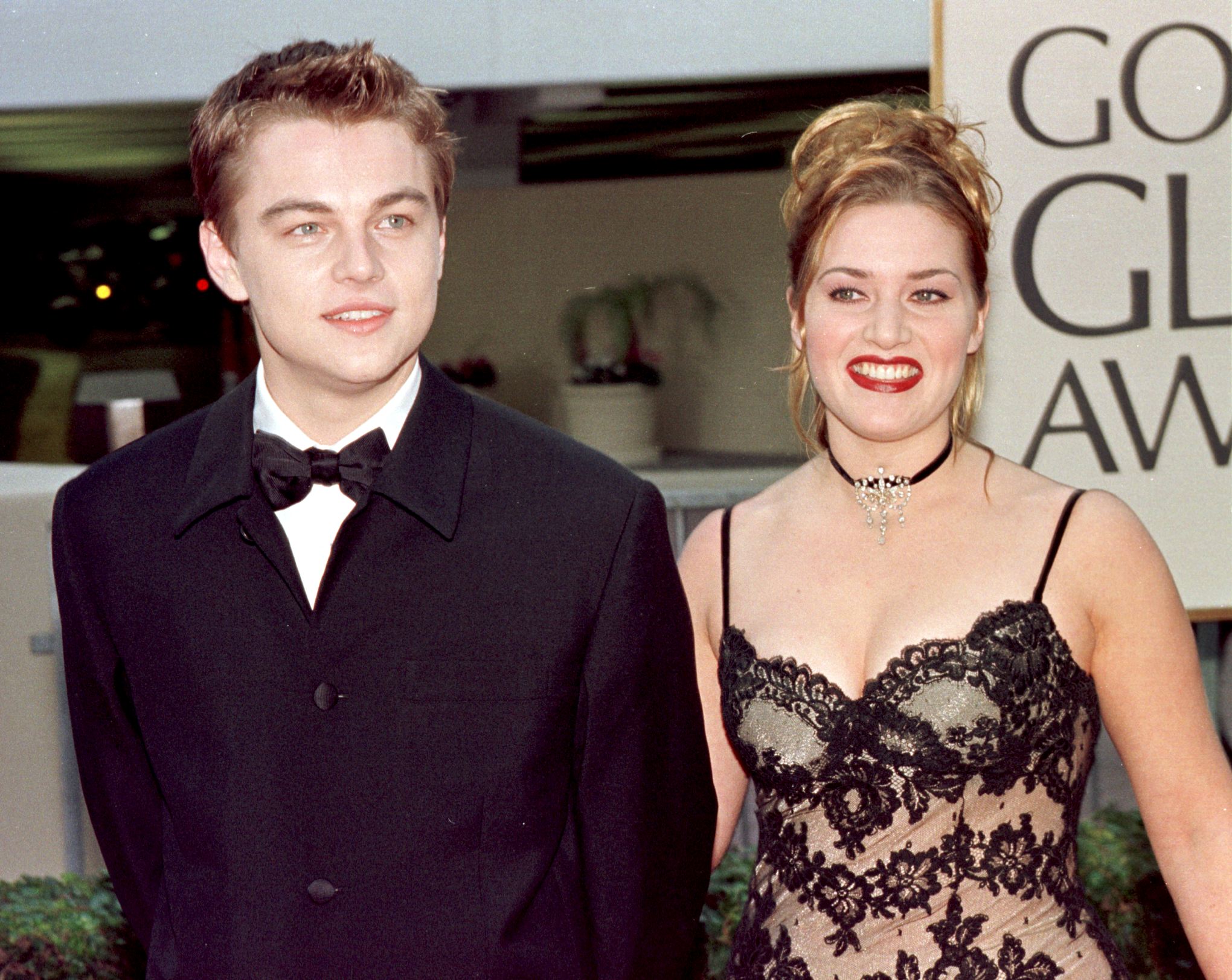 Leonardo DiCaprio at the Golden Globe Awards in 1998. (HAL GARB—AFP/Getty Images)